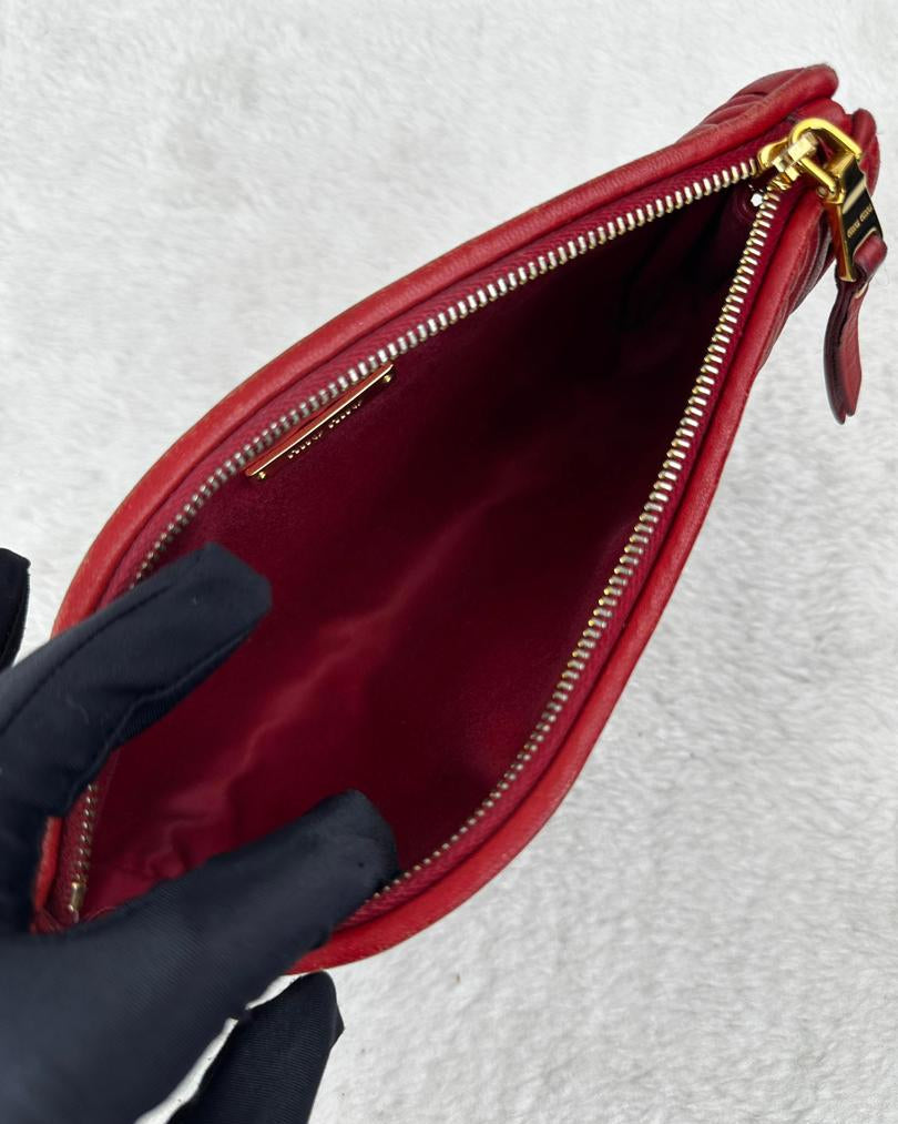 Miu Miu Pouch Wallet - Red - View 6