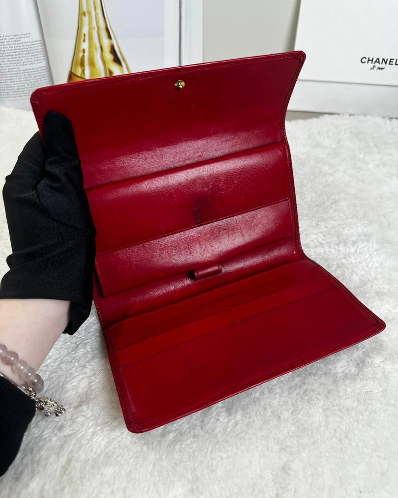 Louis Vuitton Long Wallet - Red - View 6