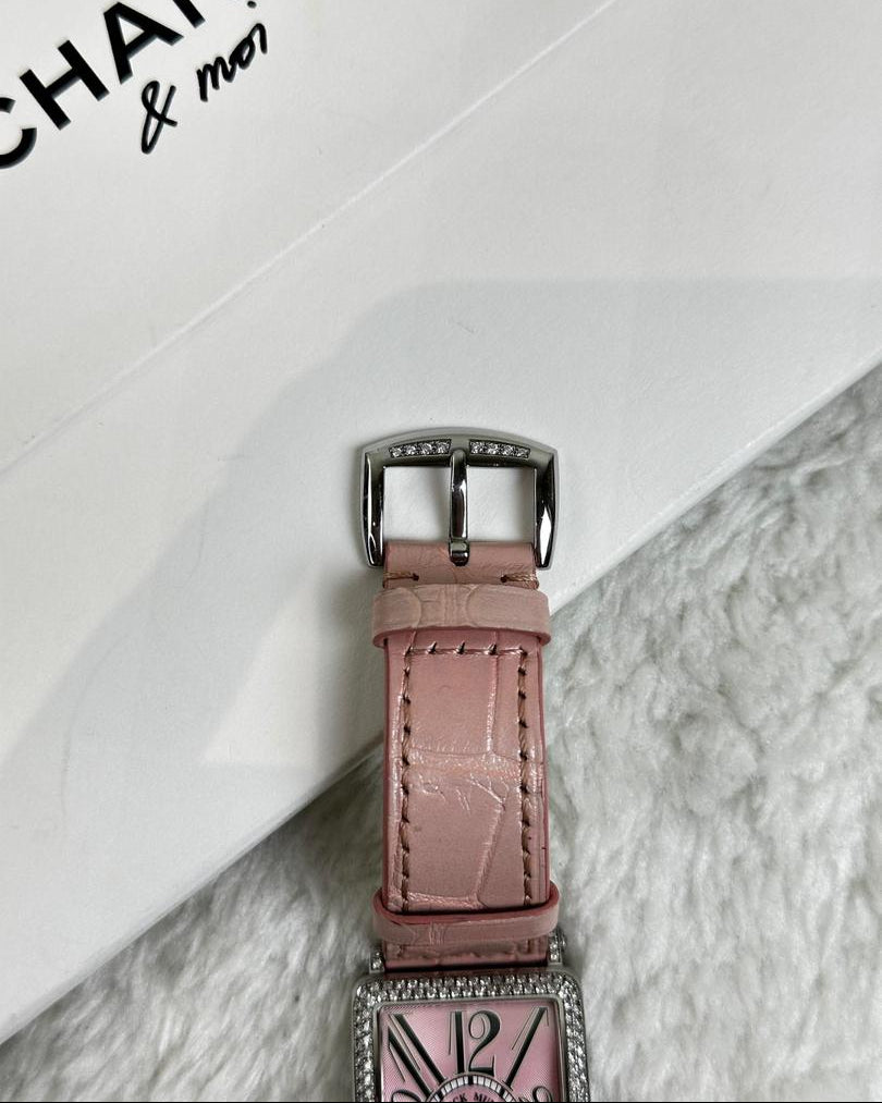 Franck Muller Long Island 950QZD Watch - Pink - View 8