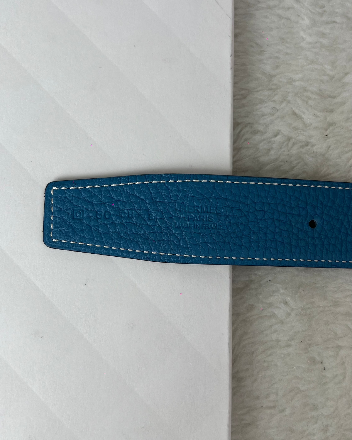 Hermès H Belt - Blue Jean - View 4