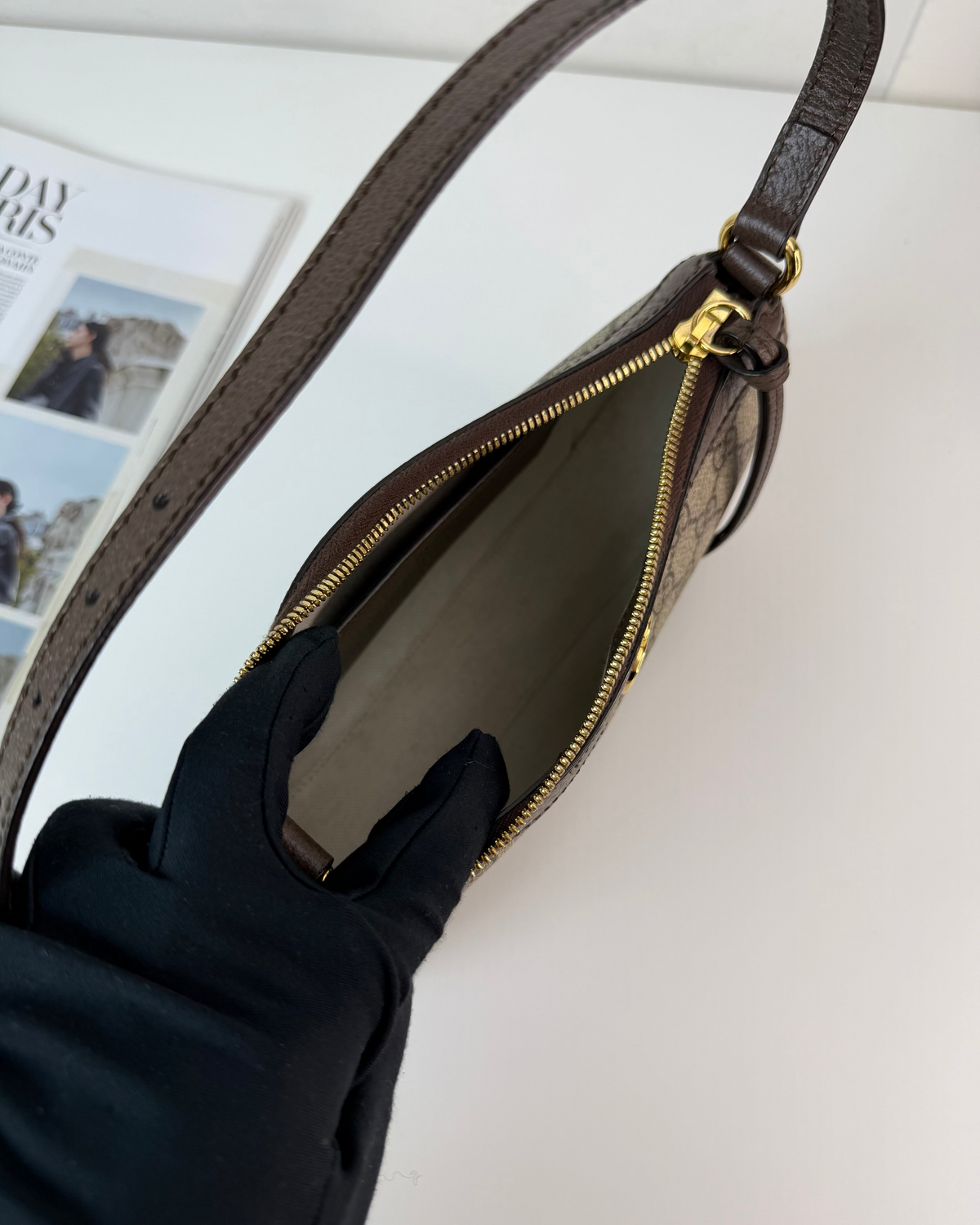 Gucci Ophidia Small Shoulder Bag - Gg Supreme - View 7