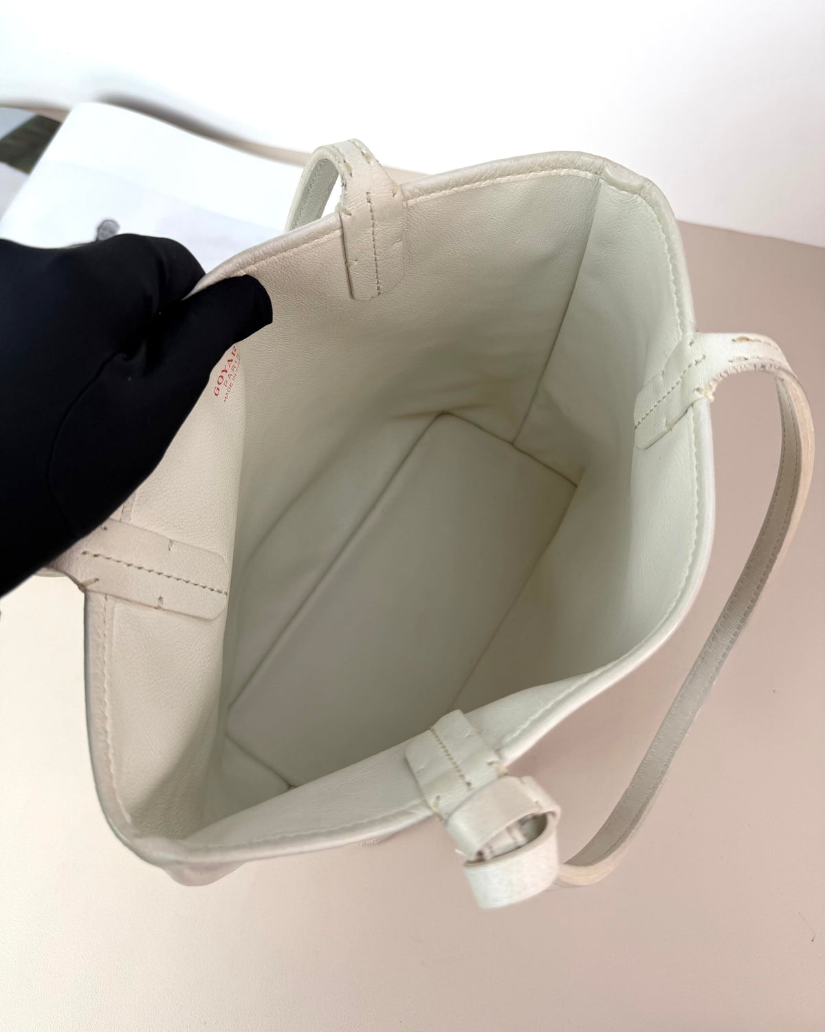 Goyard Anjou Tote Mini - White - View 7
