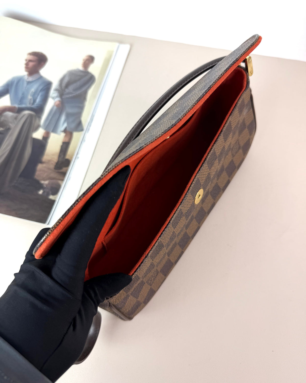 Louis Vuitton Recoleta Bag - Damier Ebene - View 7