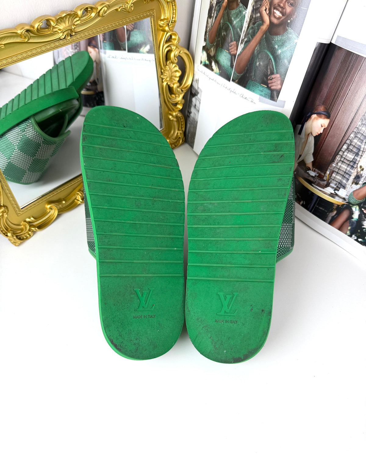 Louis Vuitton Damier Plaid Print - Green - View 5