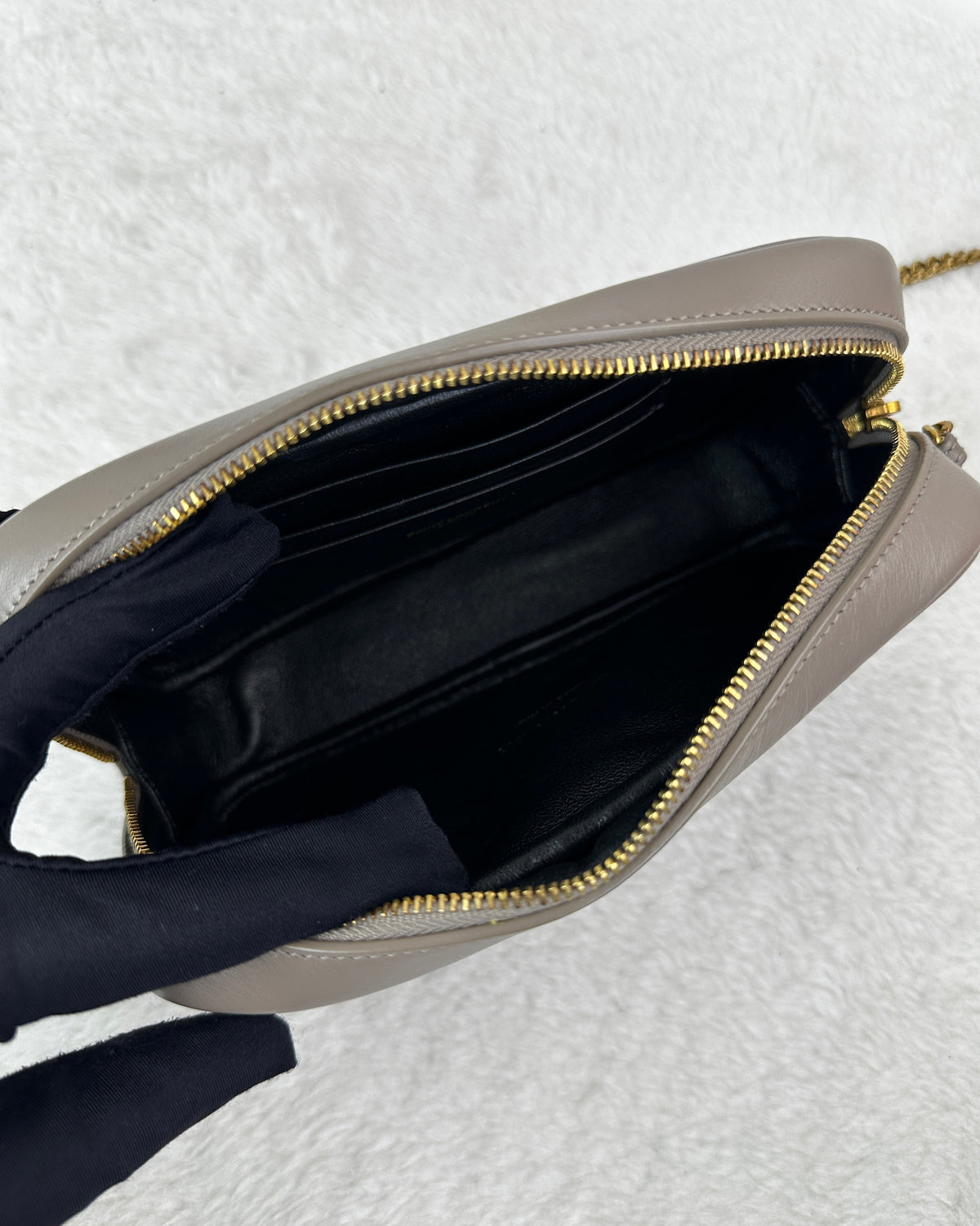 Saint Laurent Lou Camera Bag - Grey - View 6
