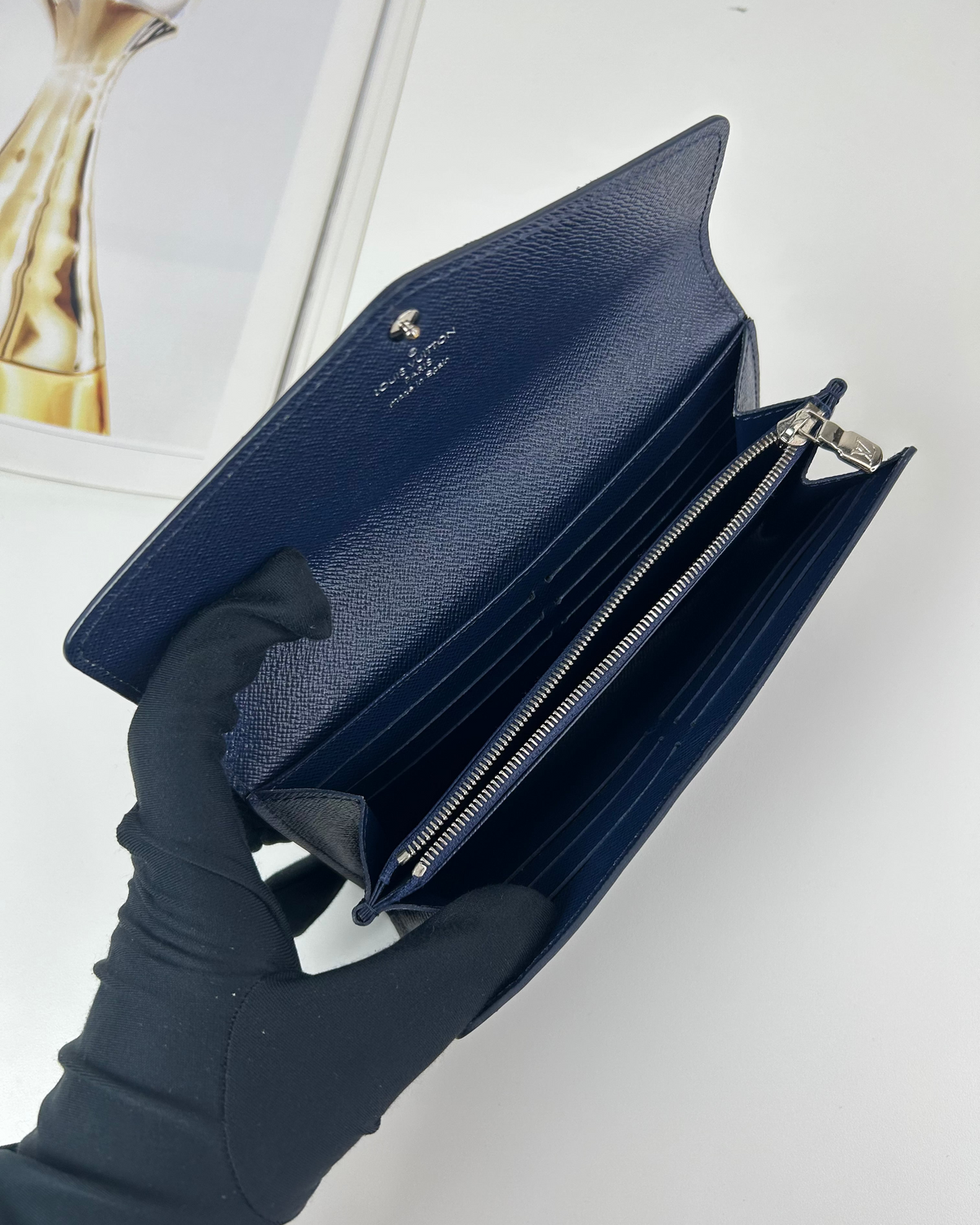 Louis Vuitton Sarah Wallet - Indigo Blue - View 7