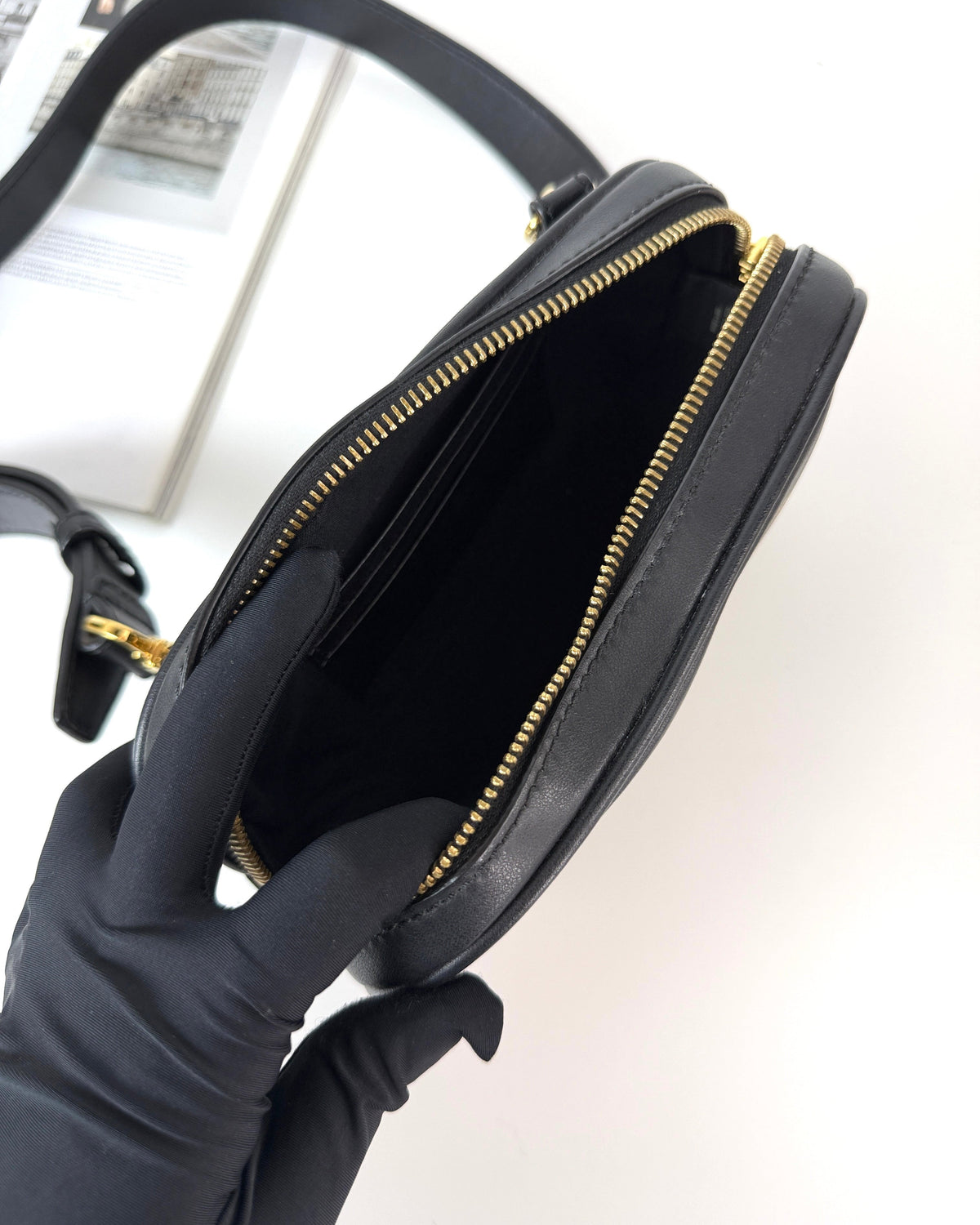 Fendi x Versace Fendace Camera Case Bag - Black, Gold - View 7