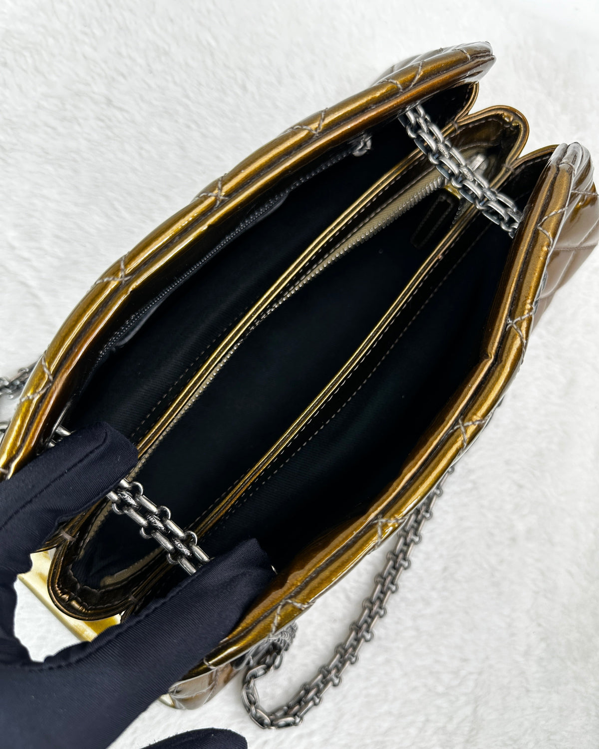 Chanel Mademoiselle Bowling Bag - Gold - View 6