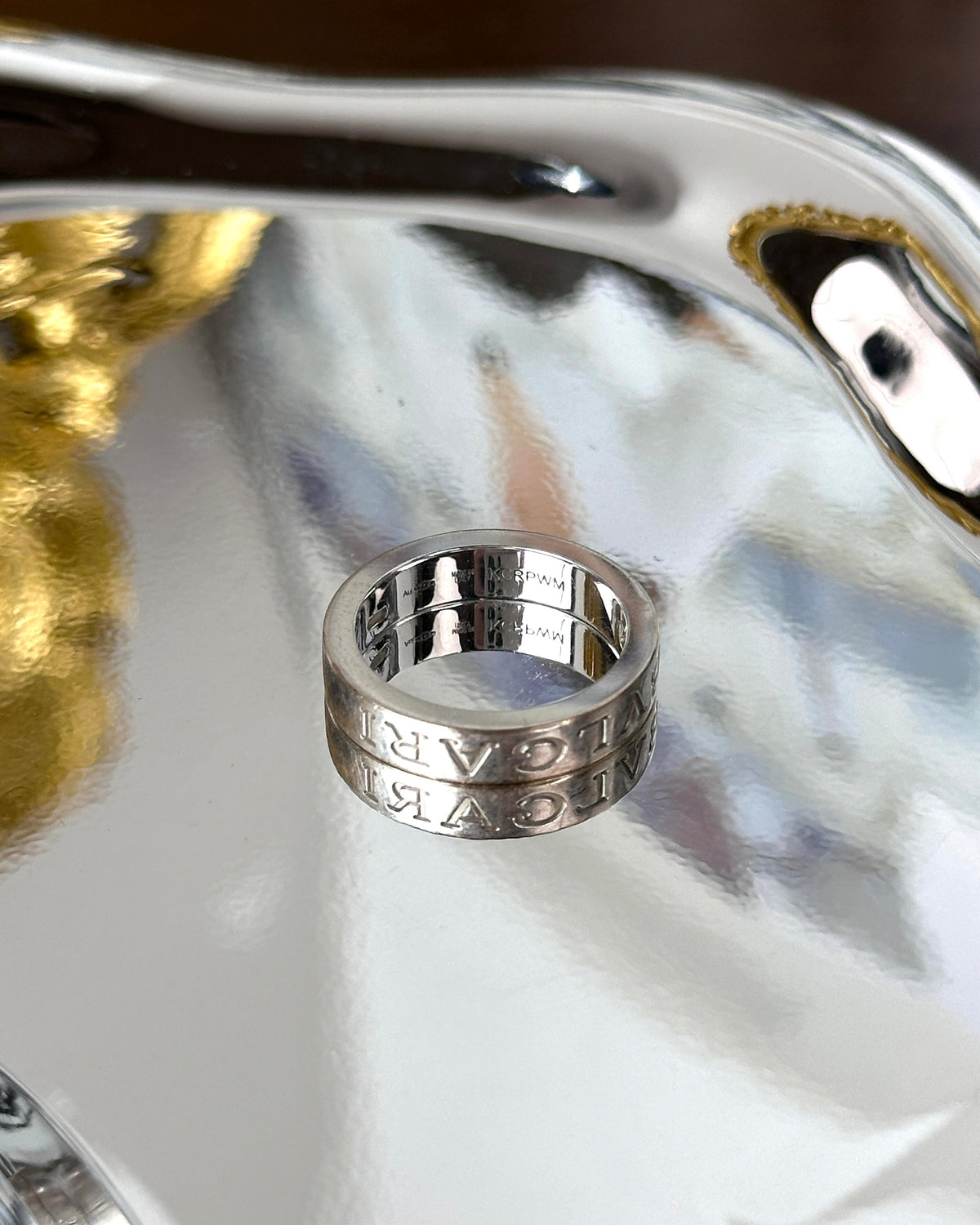 Bvlgari B.zero1 Essential Band Ring - White Gold - View 4