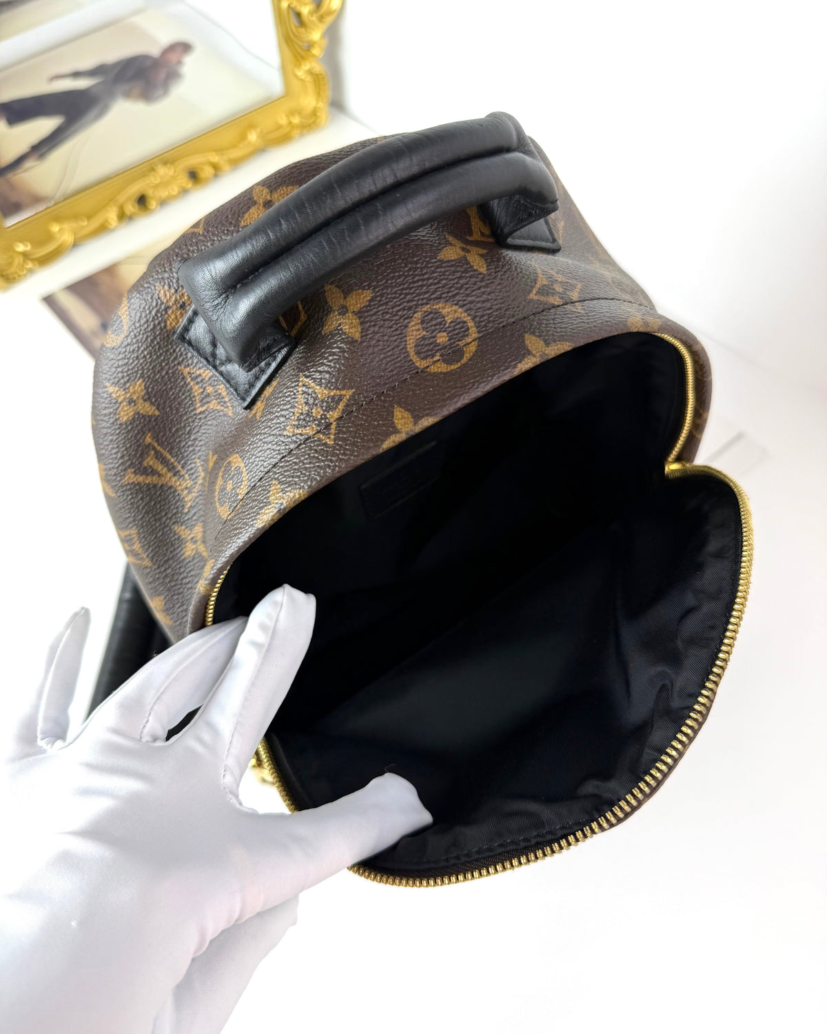 Louis Vuitton Palm Springs PM Bag - Monogram Brown - View 7