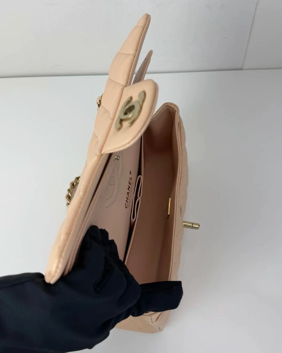 Chanel Classic Flap Bag - Beige Clair - View 7