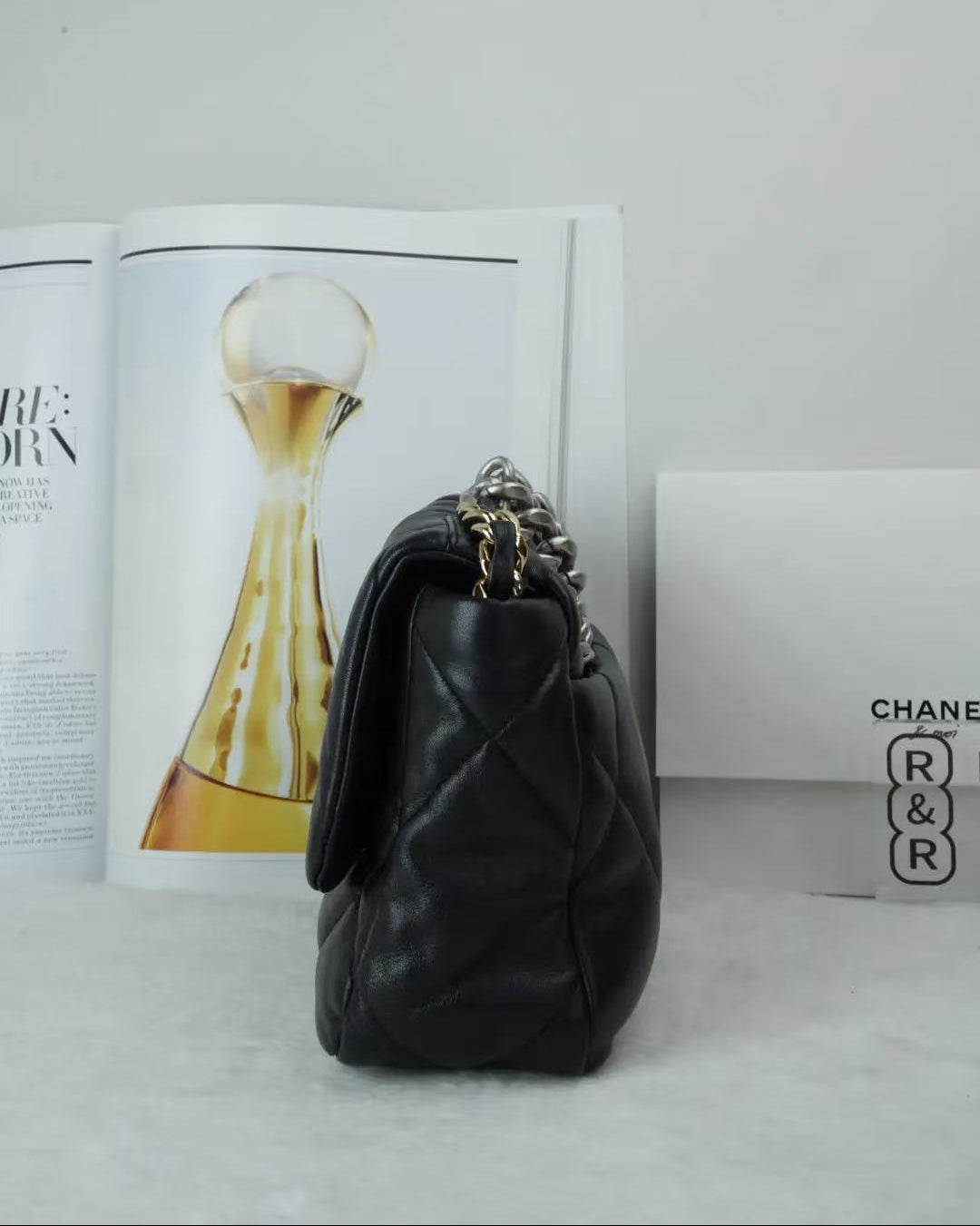 Chanel 19 Bag Small - Black - View 4