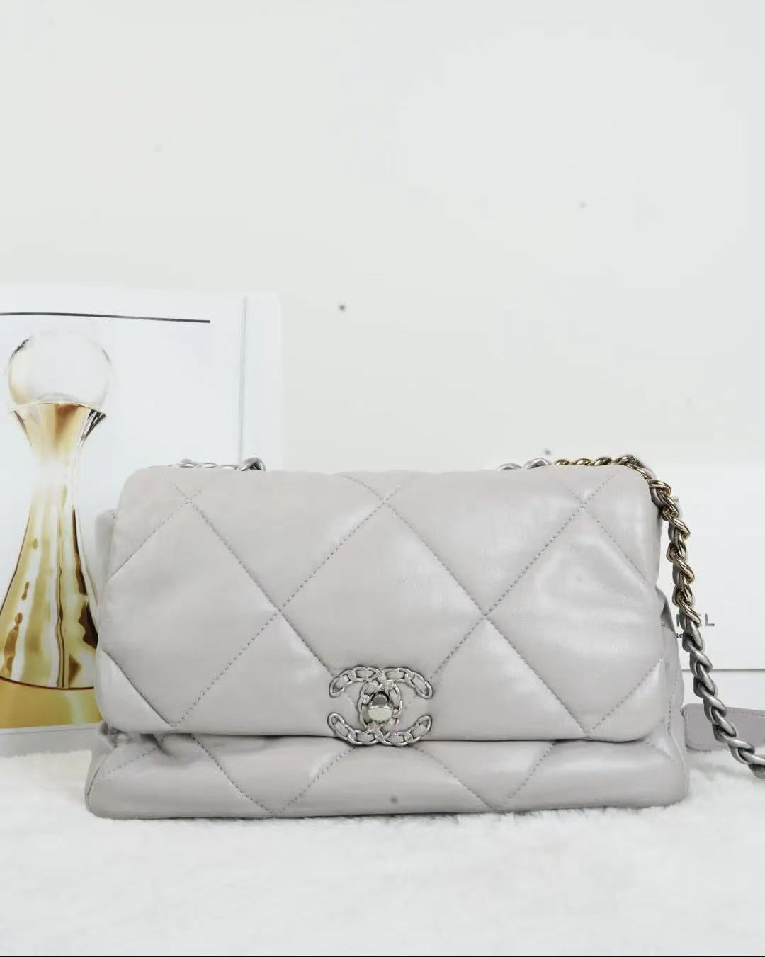Chanel 19 Bag Medium - Grey - View 1