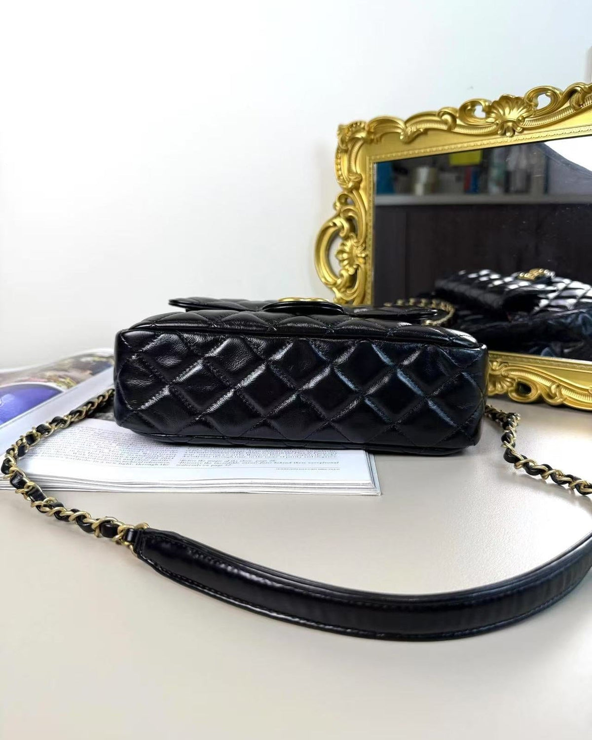 Chanel Wavy CC Hobo - Black - View 5