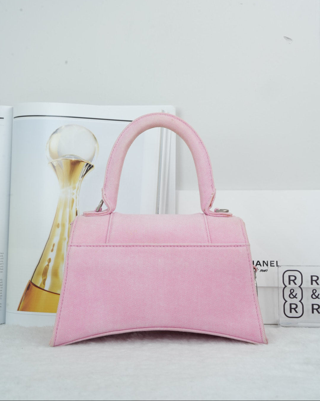 Balenciaga Hourglass Top Handle Bag - Pink - View 2