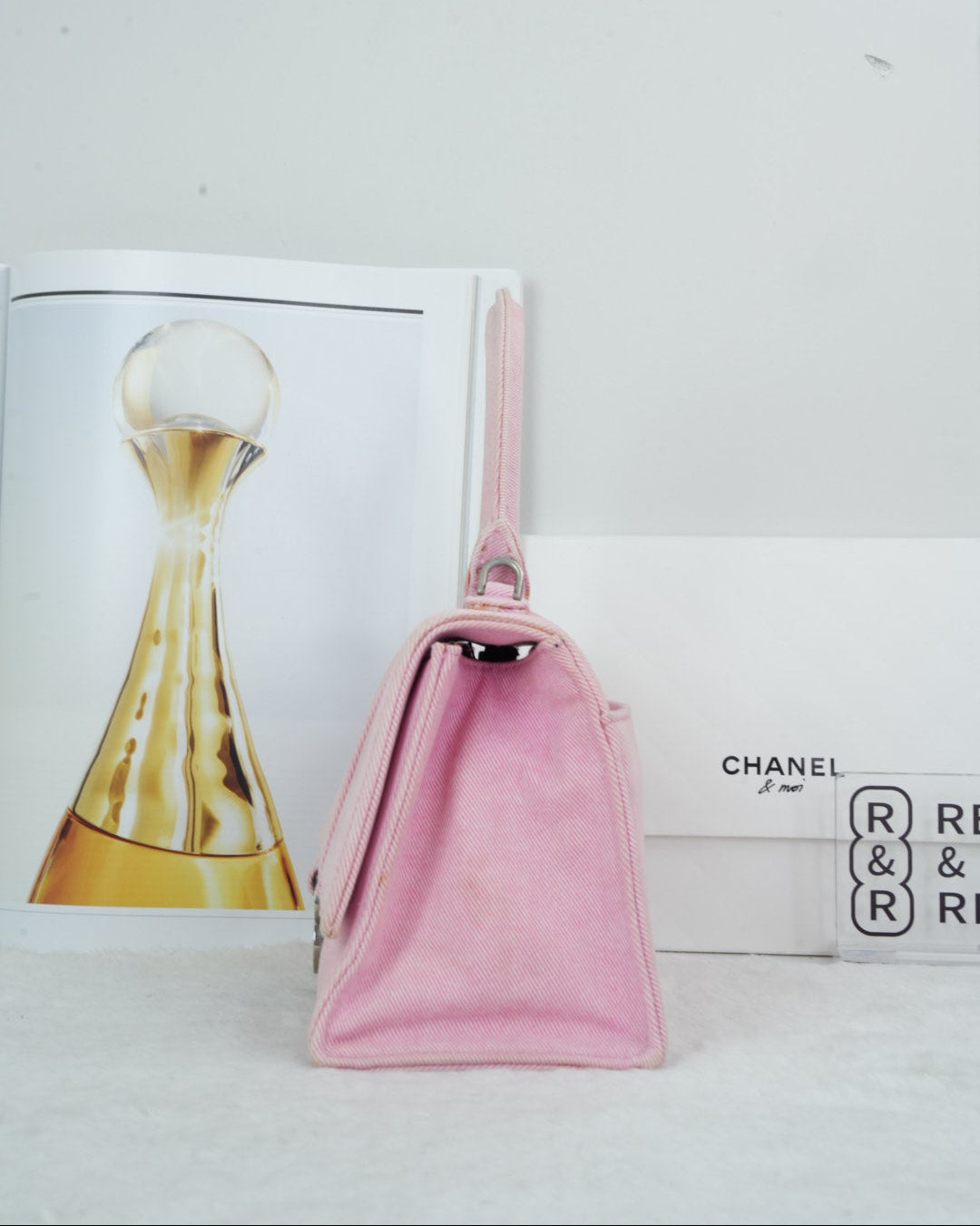 Balenciaga Hourglass Top Handle Bag - Pink - View 3
