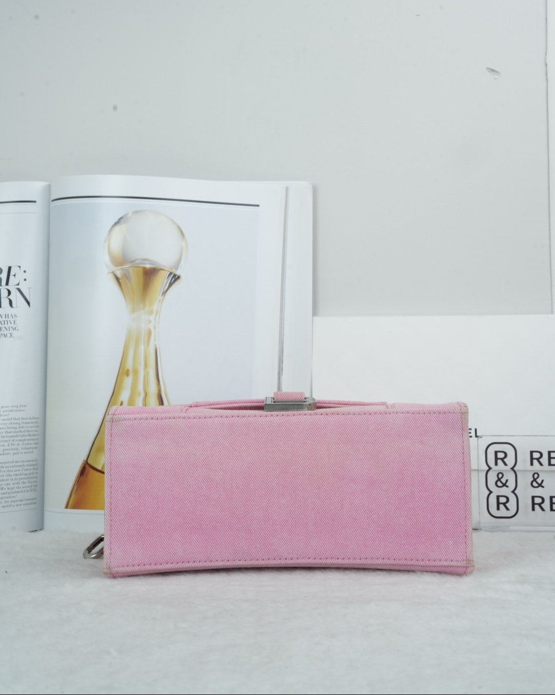 Balenciaga Hourglass Top Handle Bag - Pink - View 5