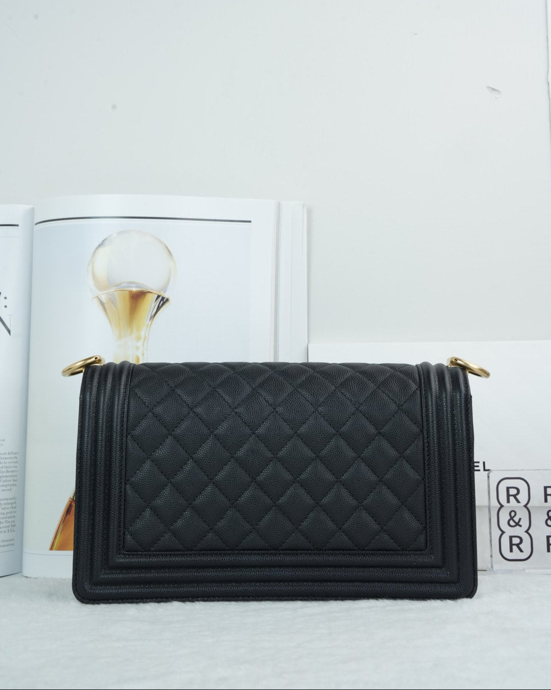 Chanel Boy Bag - Black - View 2