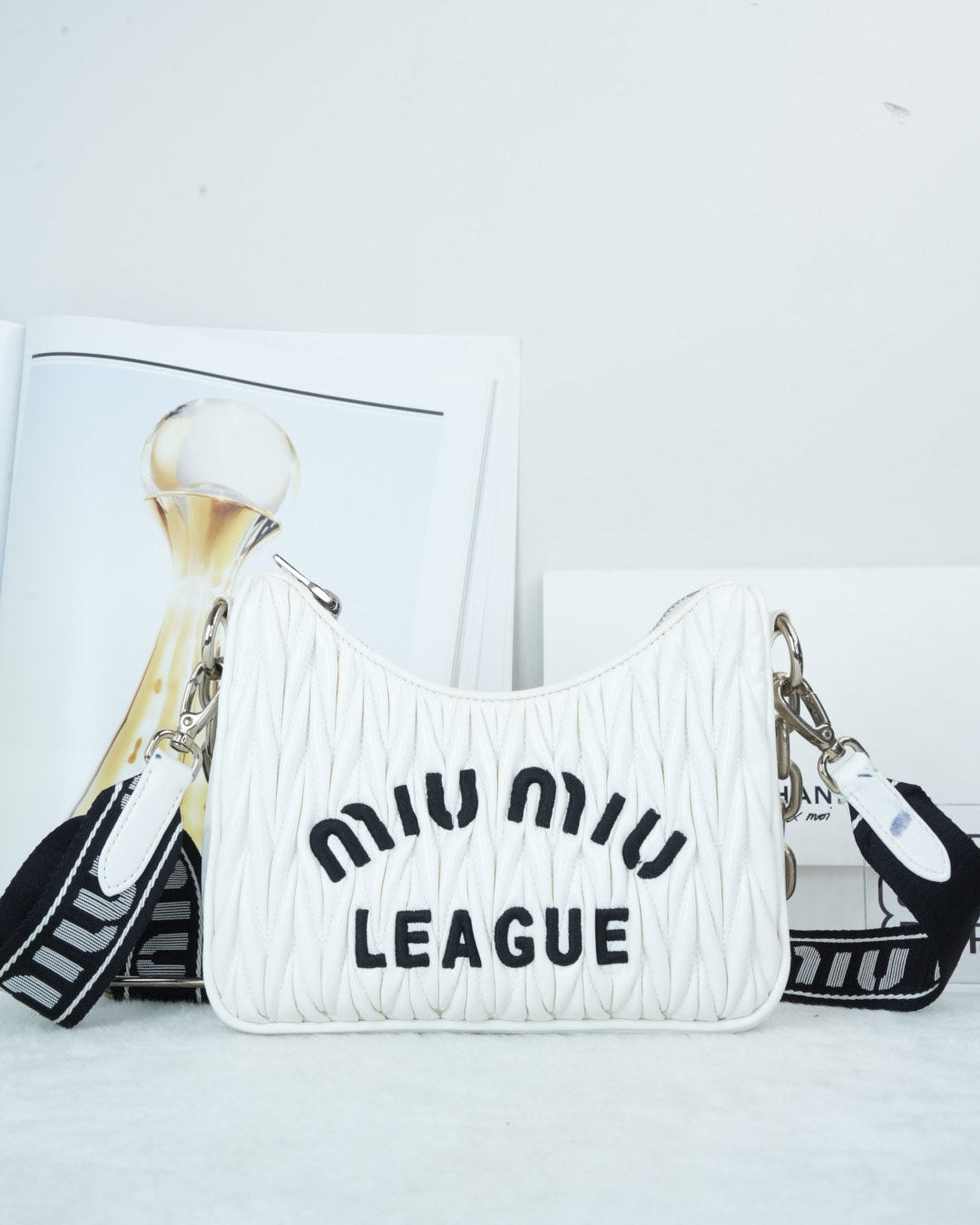 Miu Miu League Bag - White - View 1