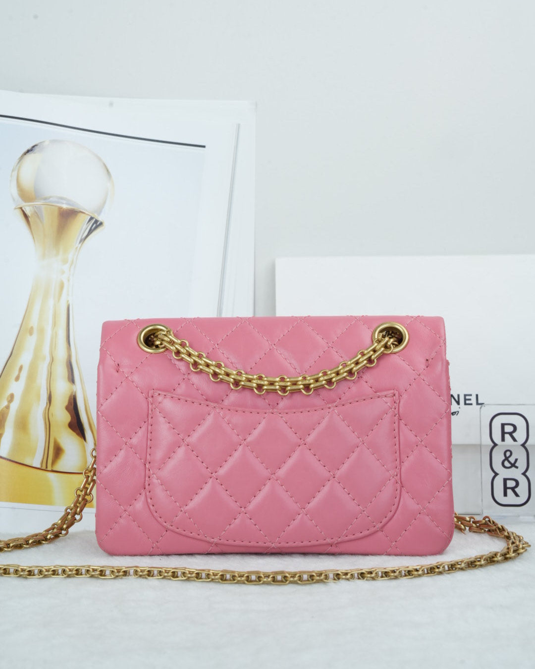 Chanel 2.55 Reissue Flap Bag - Light Pink - View 2