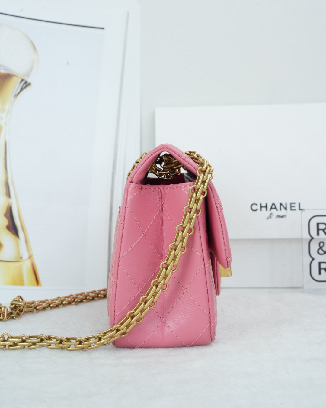 Chanel 2.55 Reissue Flap Bag - Light Pink - View 4