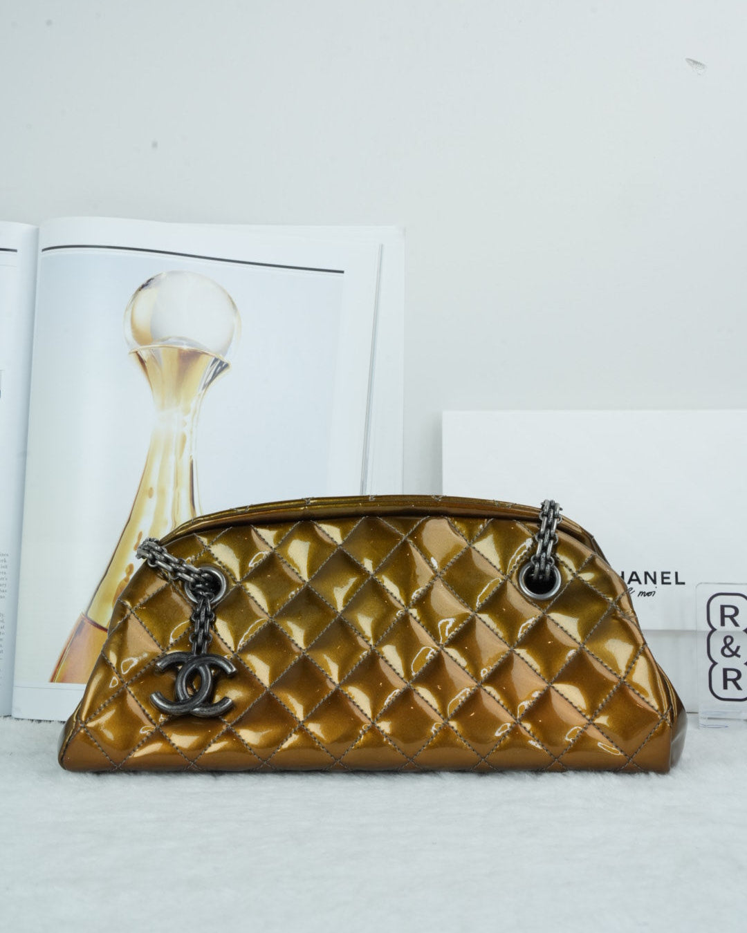 Chanel Mademoiselle Bowling Bag - Gold - View 1