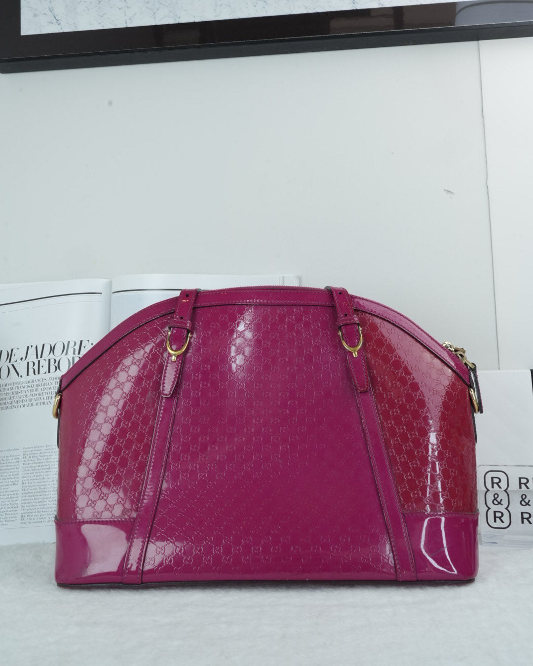 Gucci Microguccissima Nice Satchel - Pink - View 1