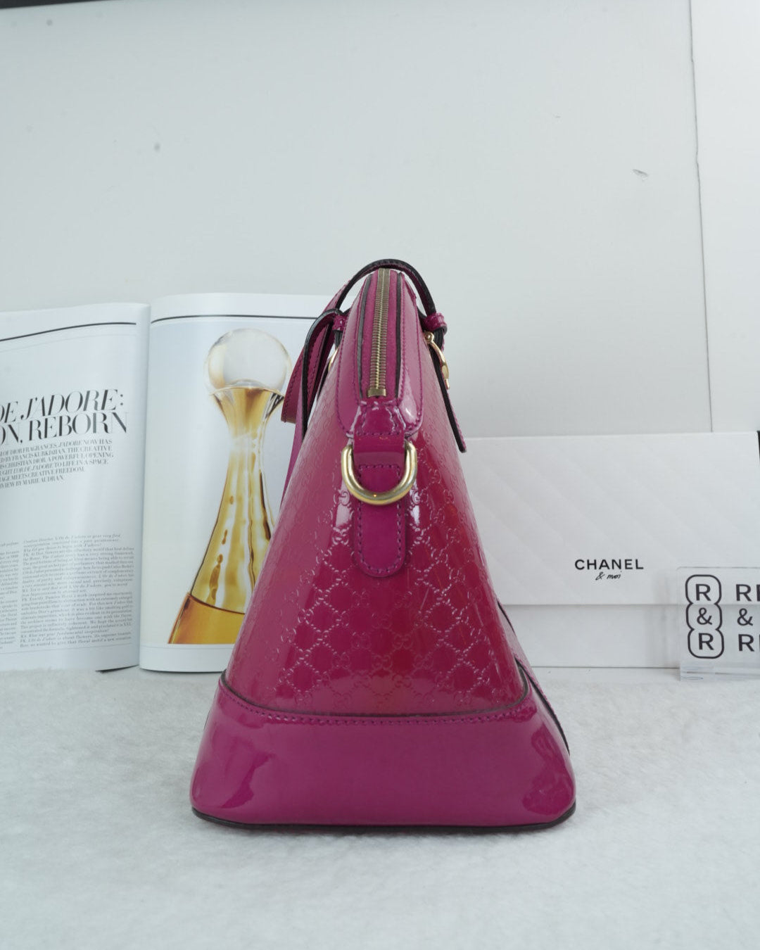 Gucci Microguccissima Nice Satchel - Pink - View 3