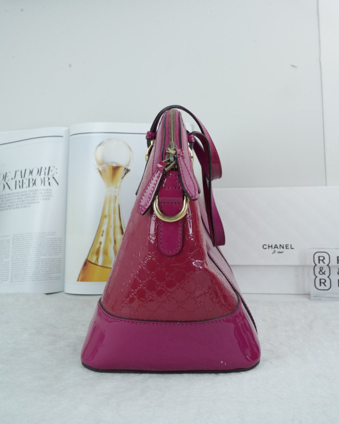 Gucci Microguccissima Nice Satchel - Pink - View 4