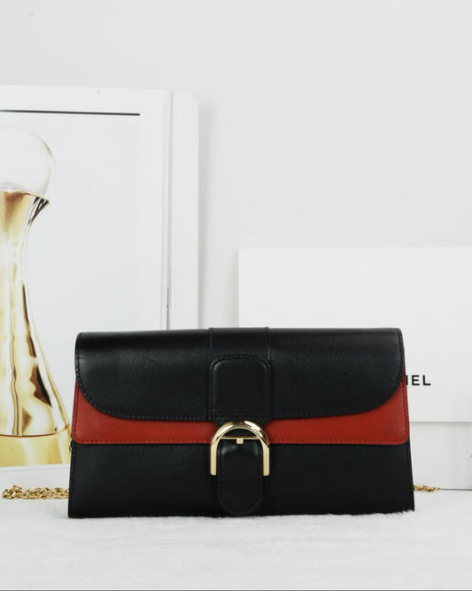 Delvaux Brillant Bag - Black And Red - View 1