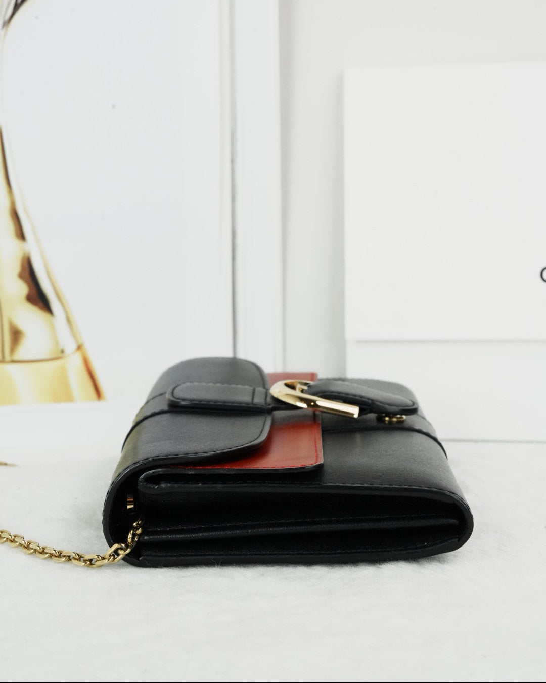 Delvaux Brillant Bag - Black And Red - View 4