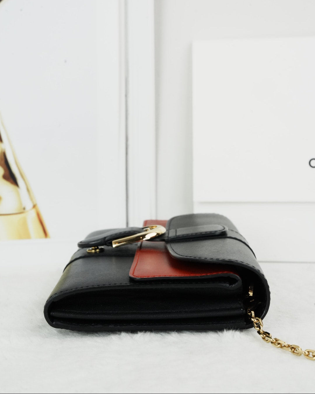 Delvaux Brillant Bag - Black And Red - View 3