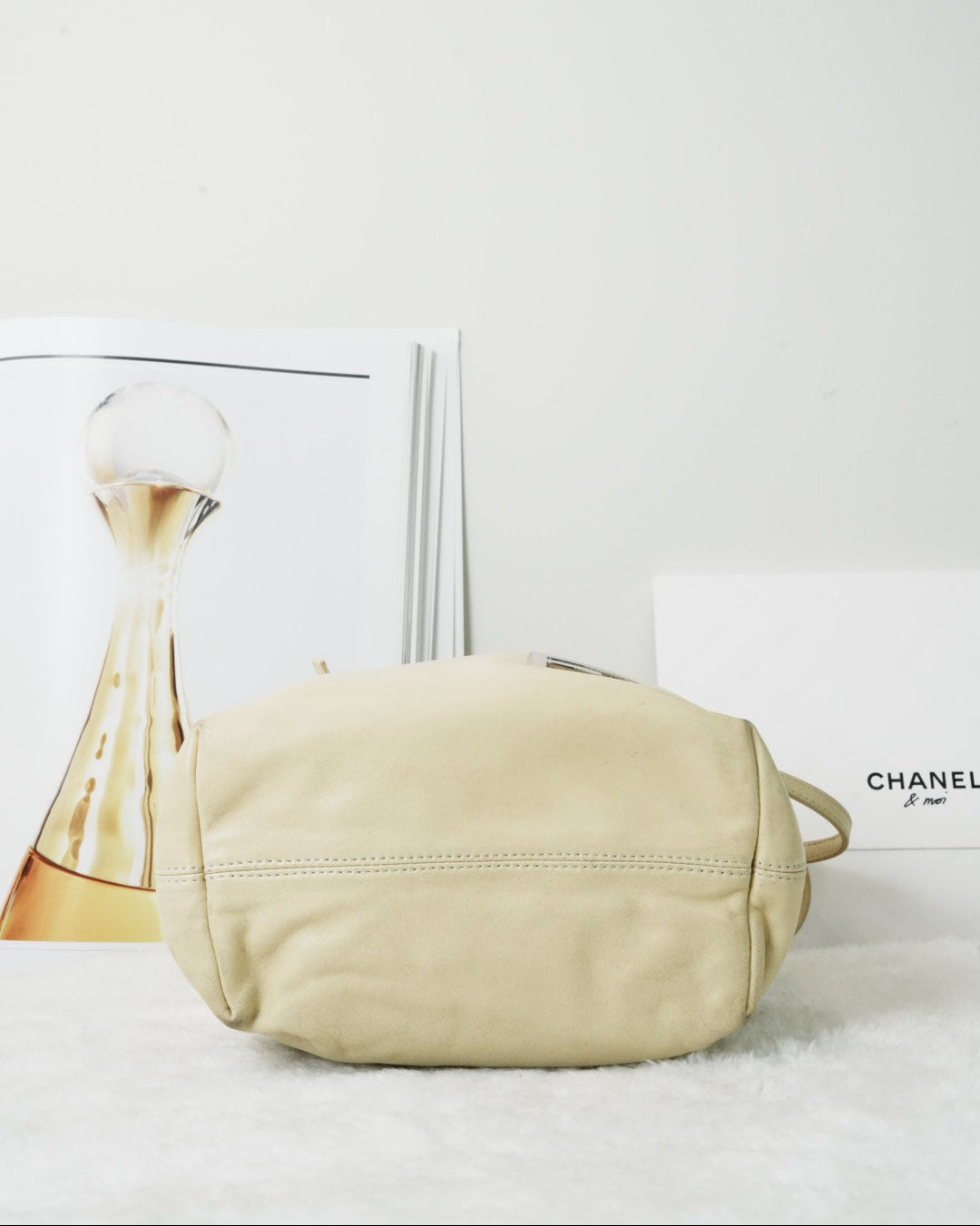 Fendi Mon Trésor Bucket Bag - Cream/ Light Beige - View 5
