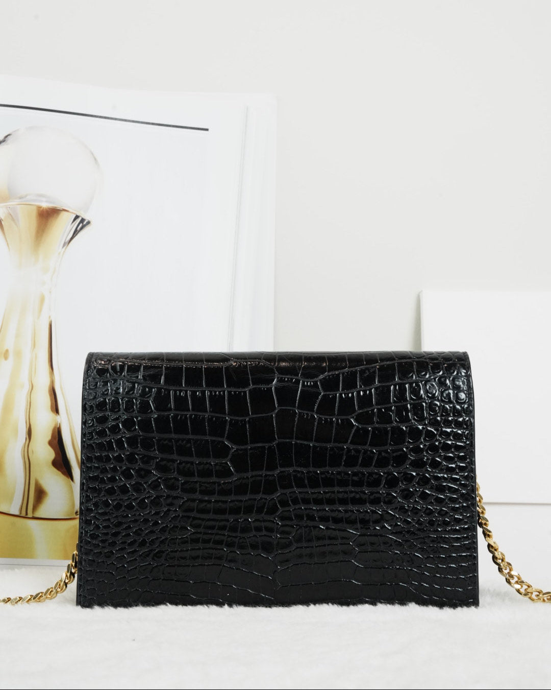Saint Laurent Kate Small Tassel Bag - Black - View 2