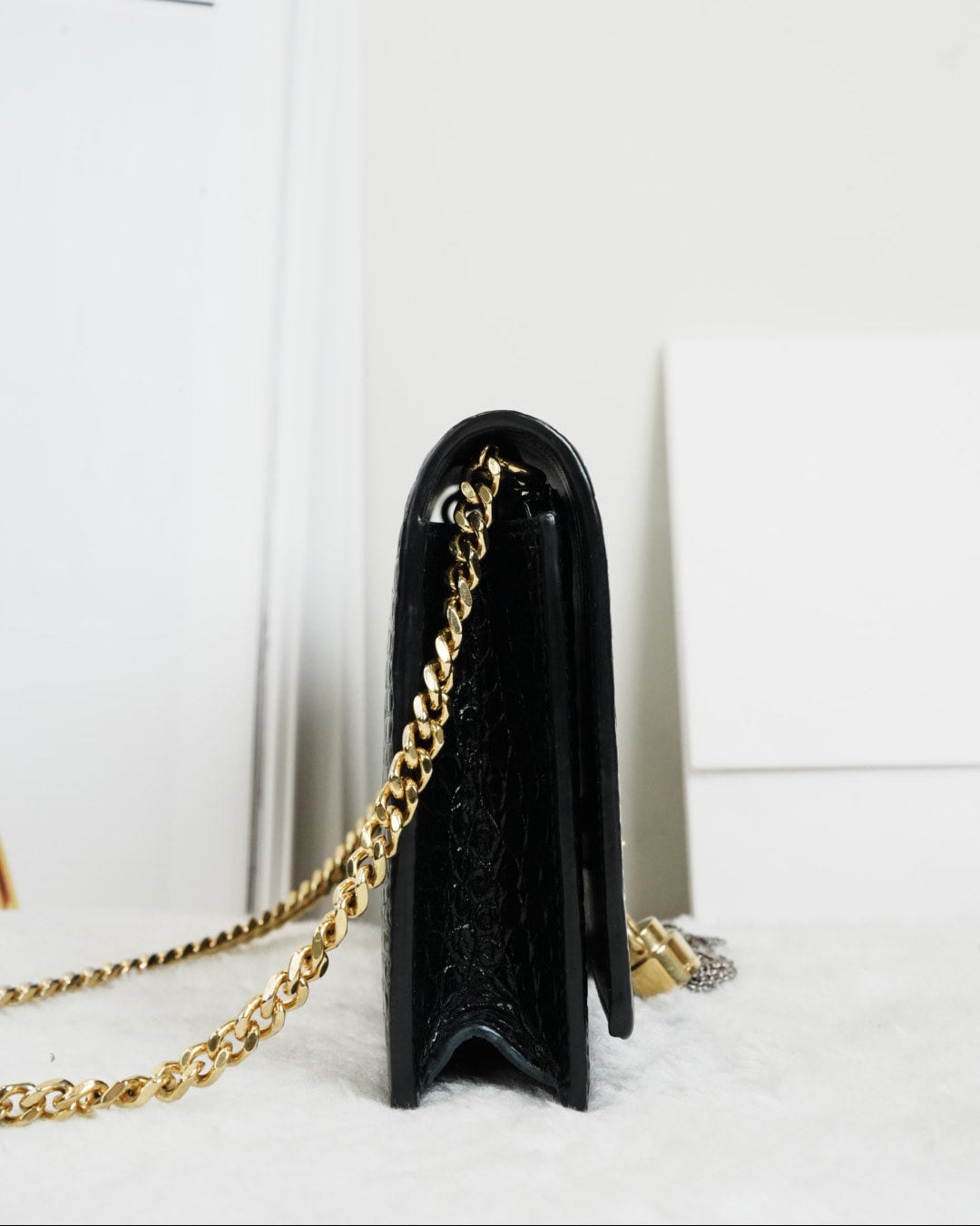 Saint Laurent Kate Small Tassel Bag - Black - View 4
