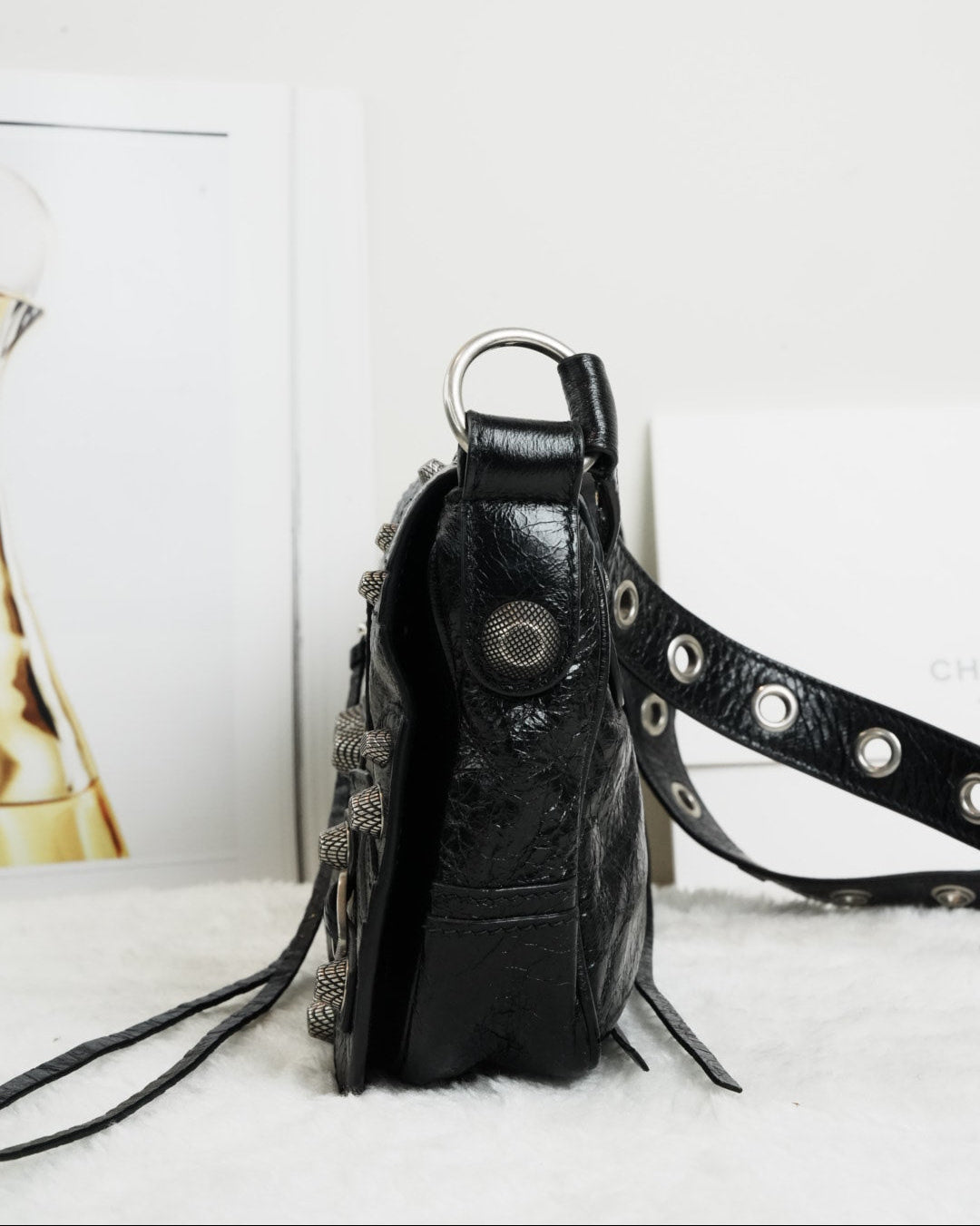 Balenciaga Le Cagole XS Shoulder Bag - Black - View 4