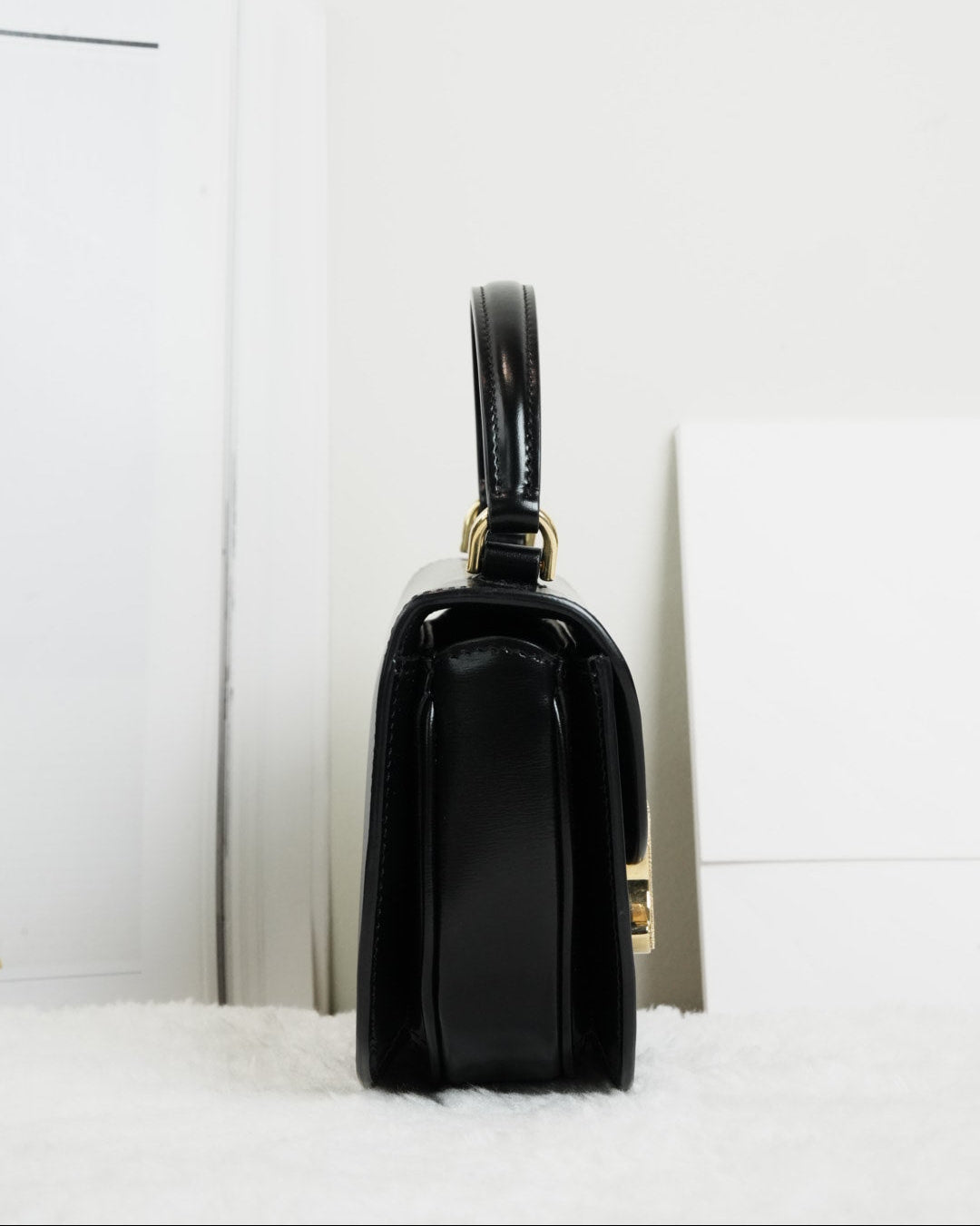 Celine Mini Besace Clea Bag - Black - View 4
