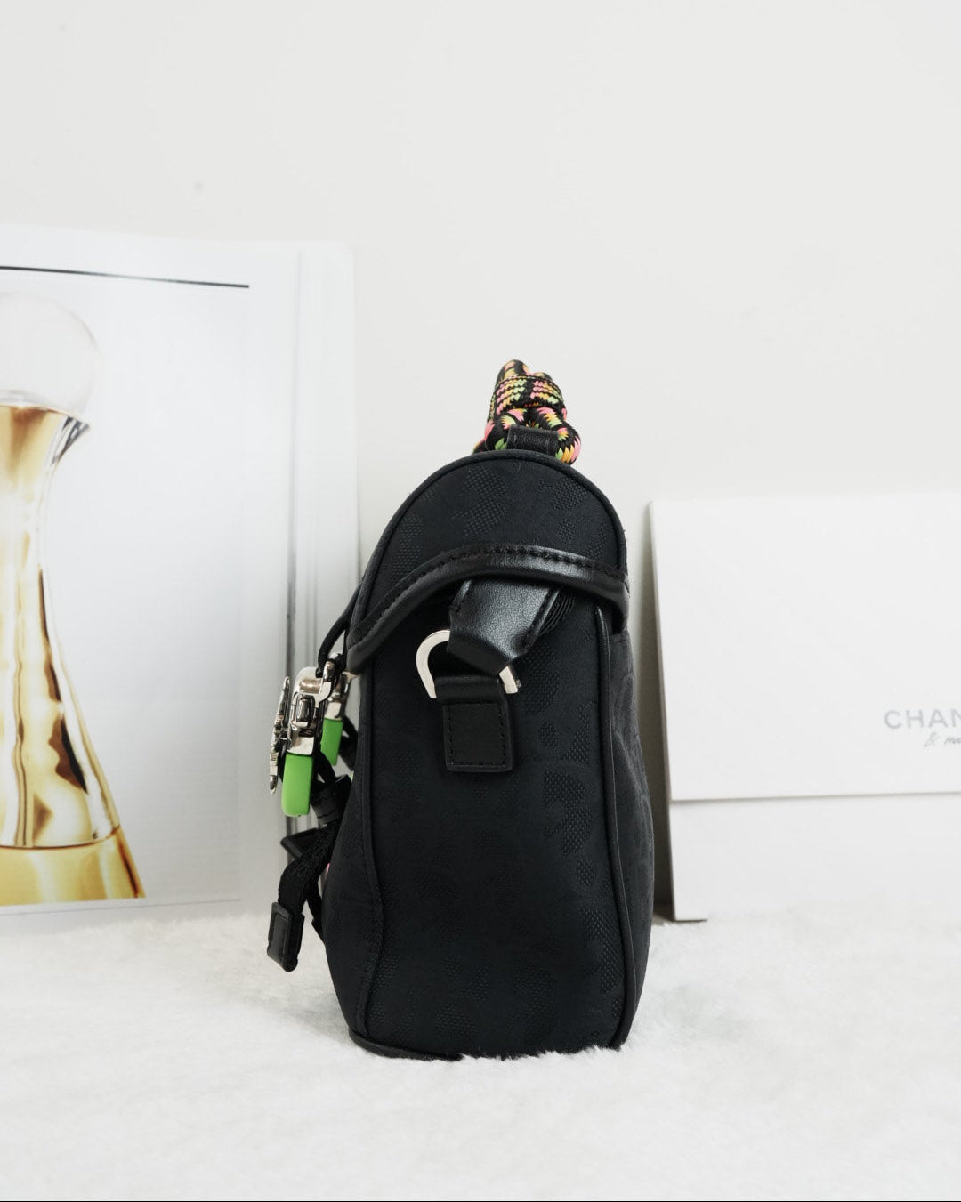 Dior Hit Road Messenger Bag - Black - View 4