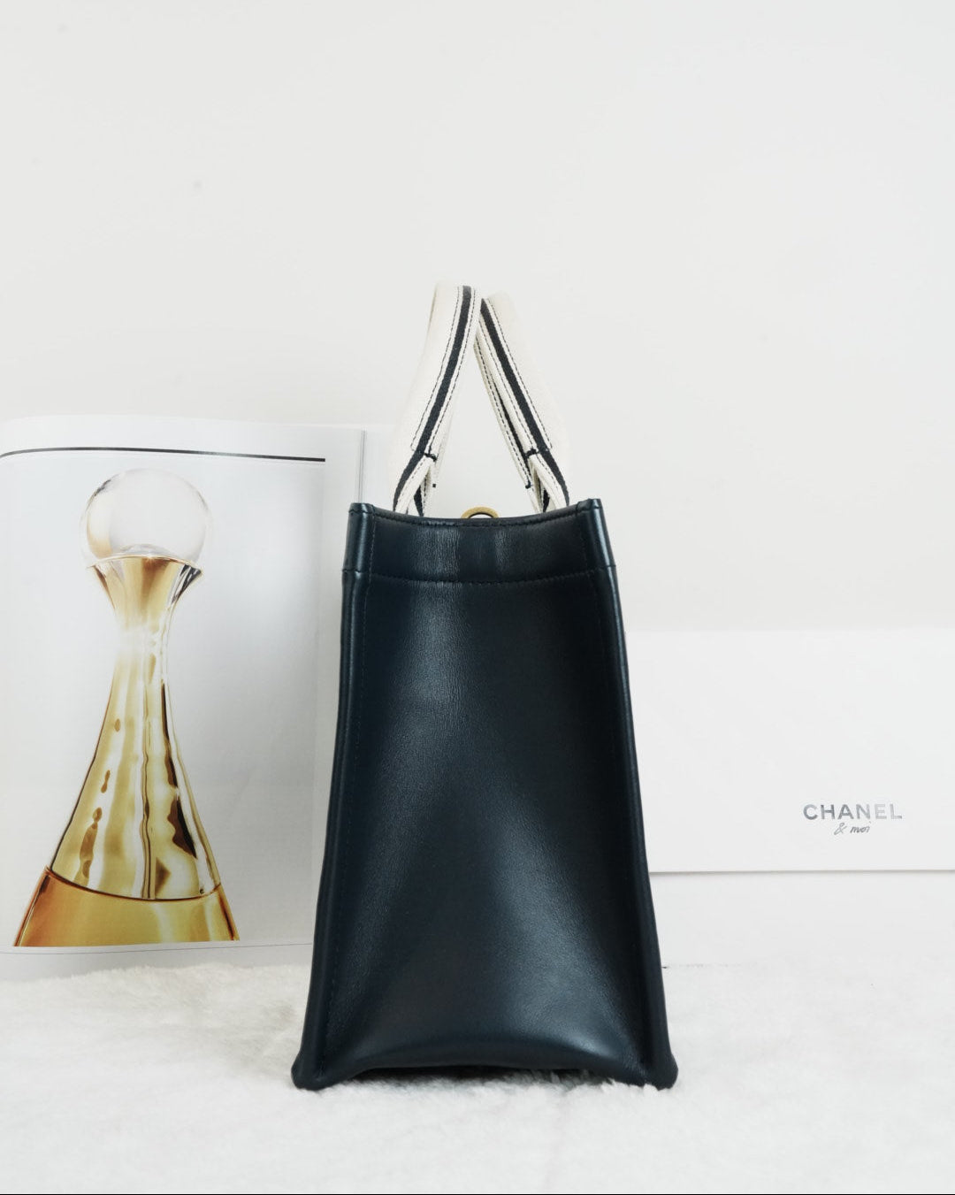 Dior Book Tote - Black And White - View 3