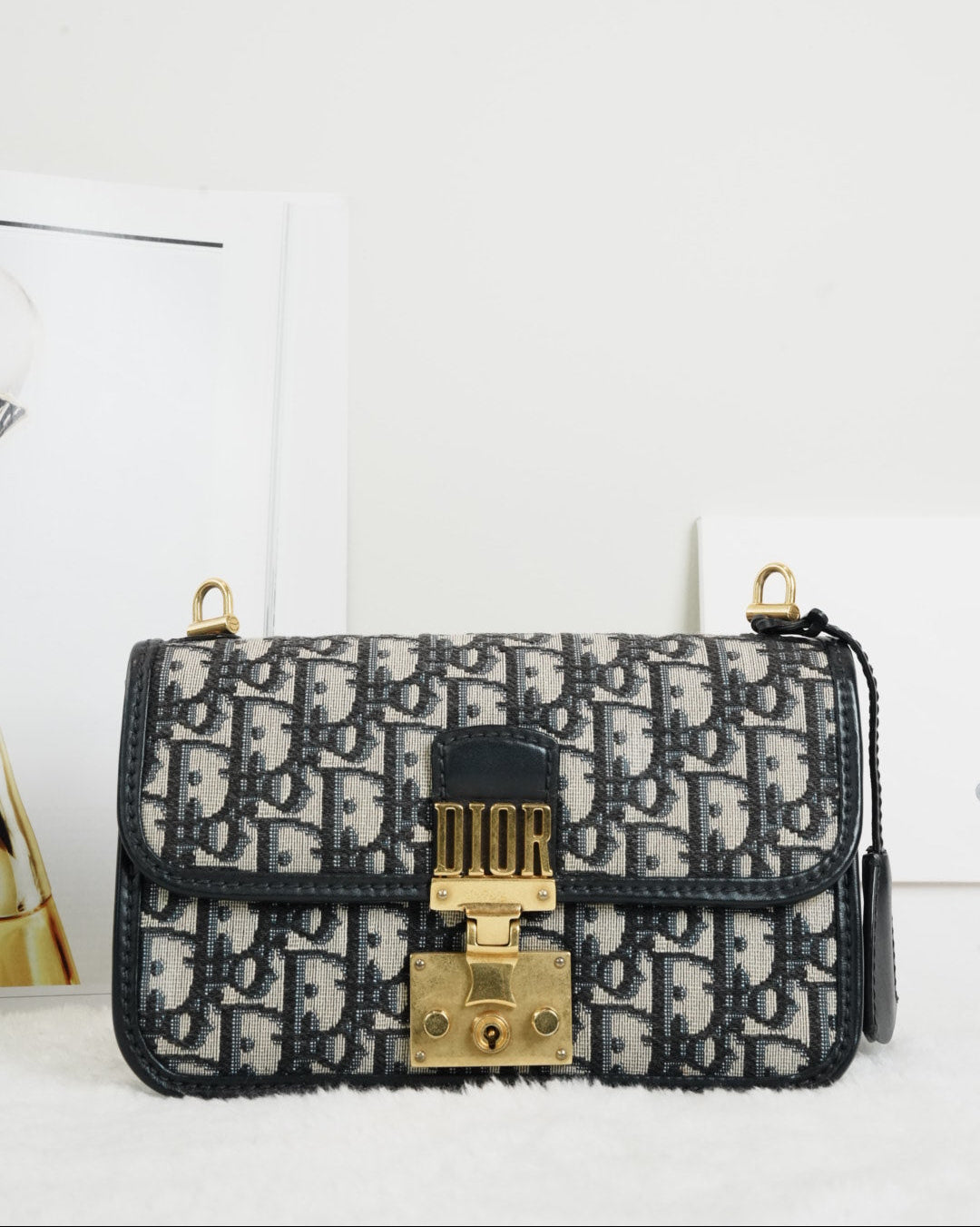 Dior Dioraddict Bag - Blue And Beige - View 1
