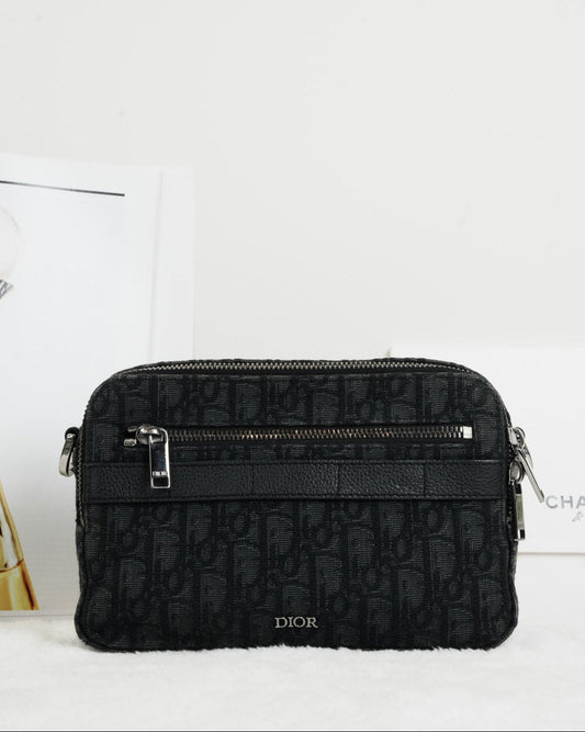 Dior Safari Messenger Bag - Black - View 1