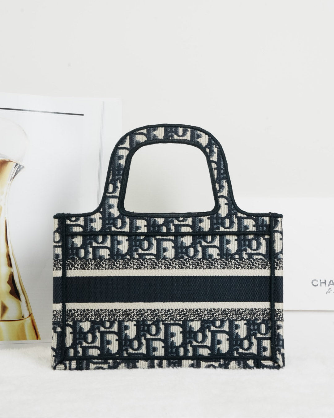 Dior Book Tote - Navy Blue - View 2