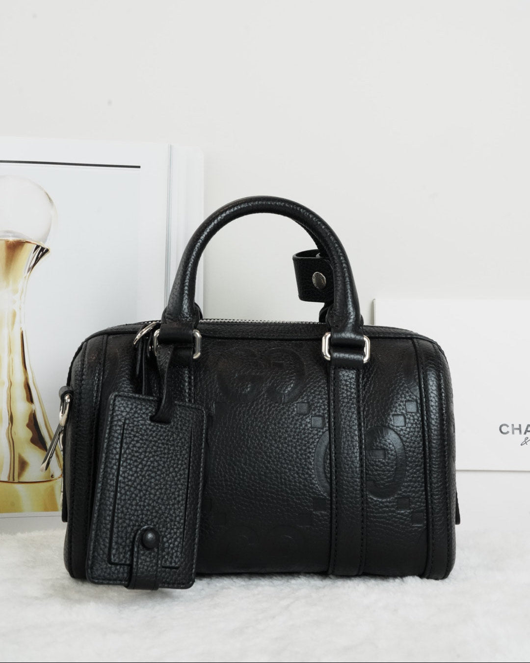 Gucci Jumbo GG Mini Duffle Bag - Black - View 1