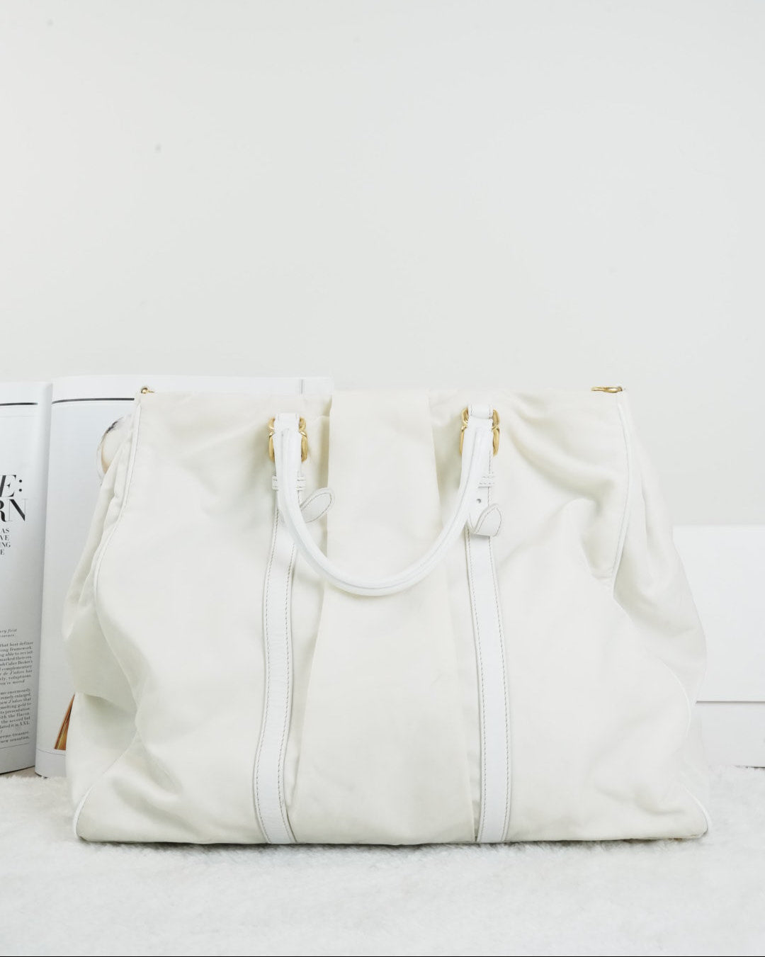 Prada Parachute Bag - White - View 2