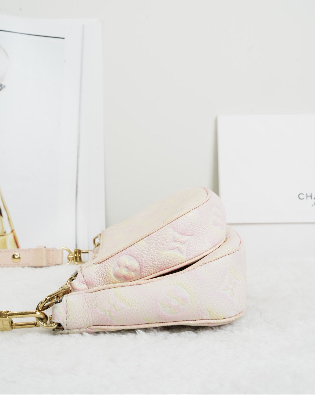 Louis Vuitton Multi Pochette Accessoires - Pink And Yellow - View 3