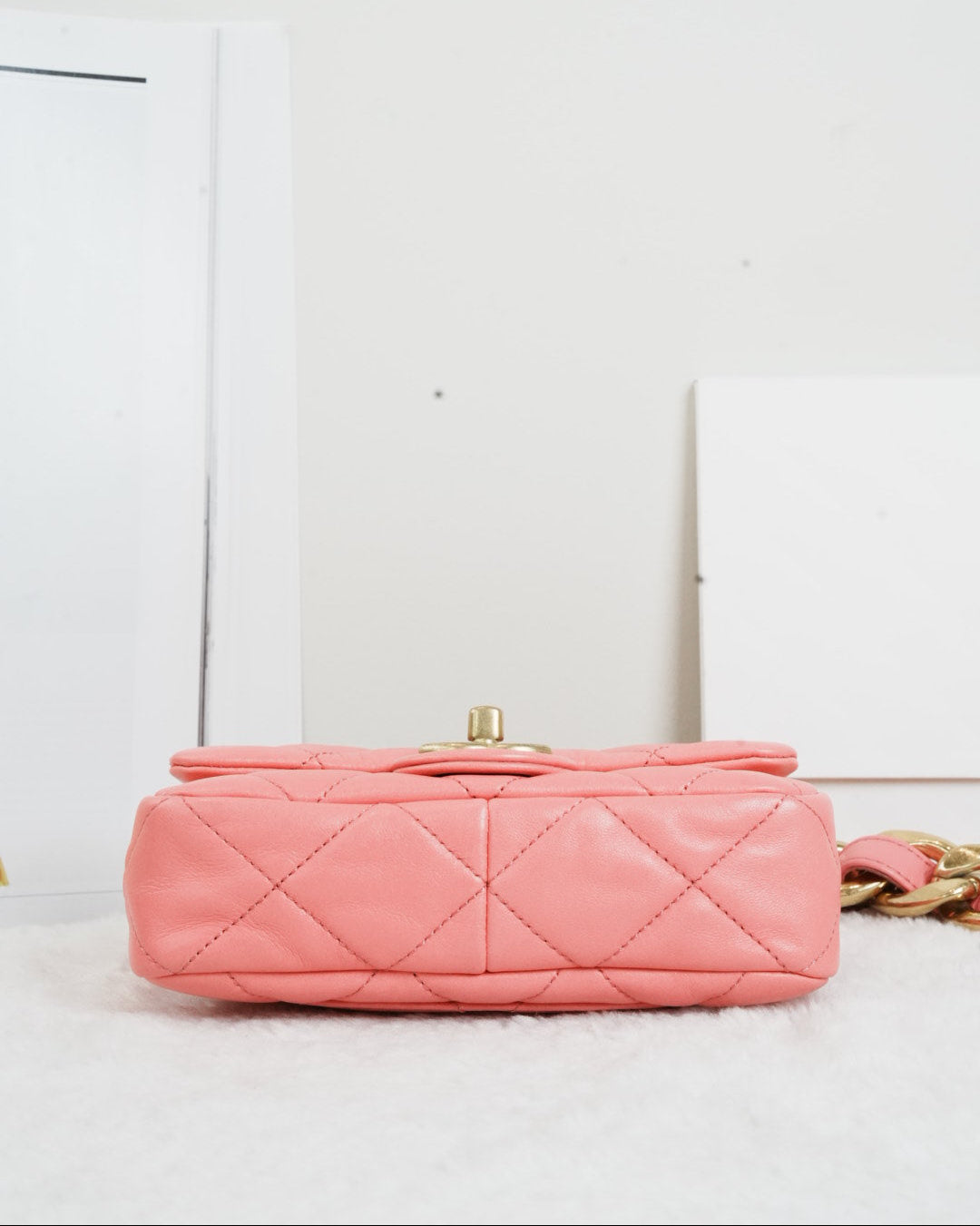 Chanel Mini Quilted Lambskin Funky Town Flap Bag - Pink - View 5