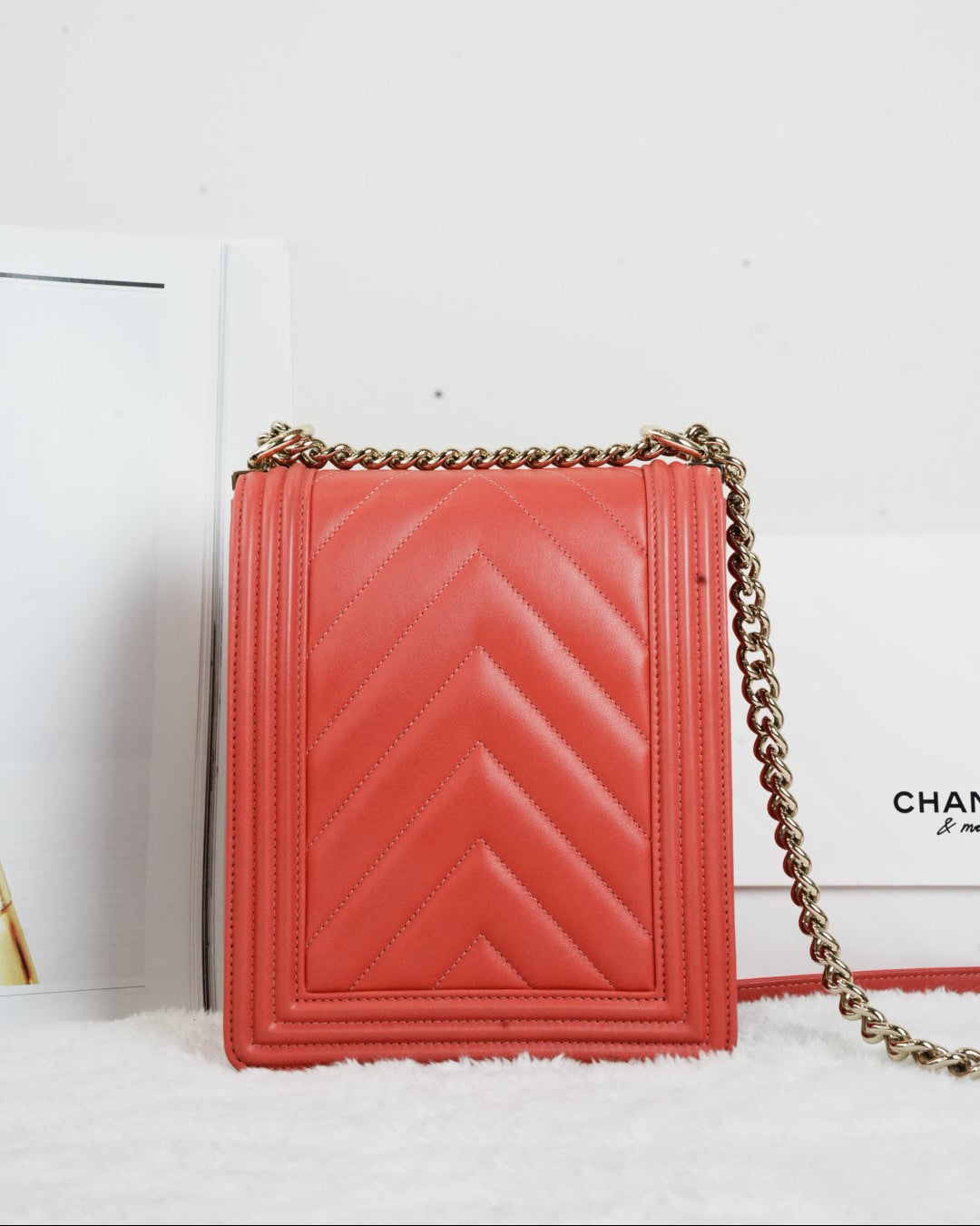 Chanel South Boy Bag - Coral - View 2