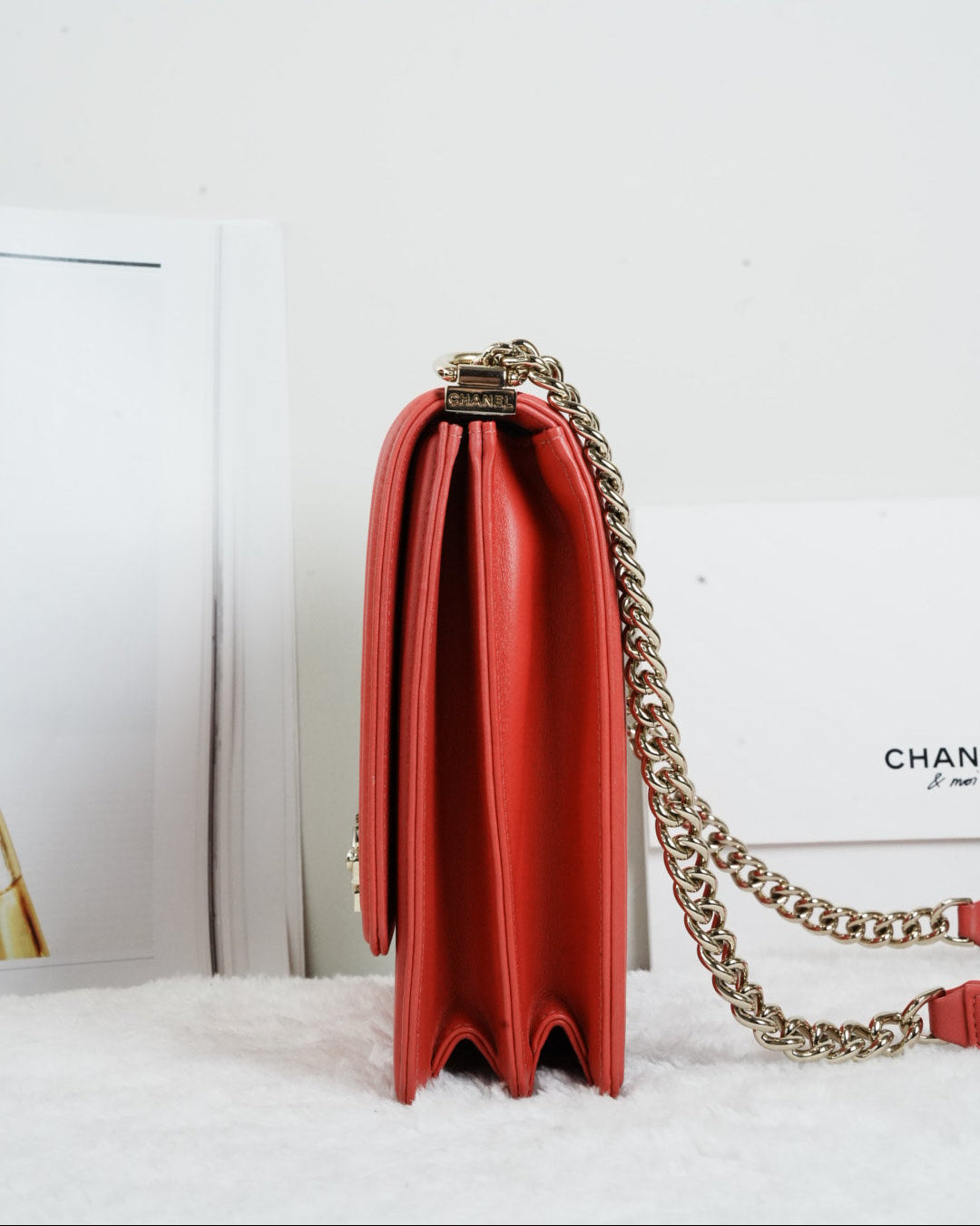 Chanel South Boy Bag - Coral - View 4