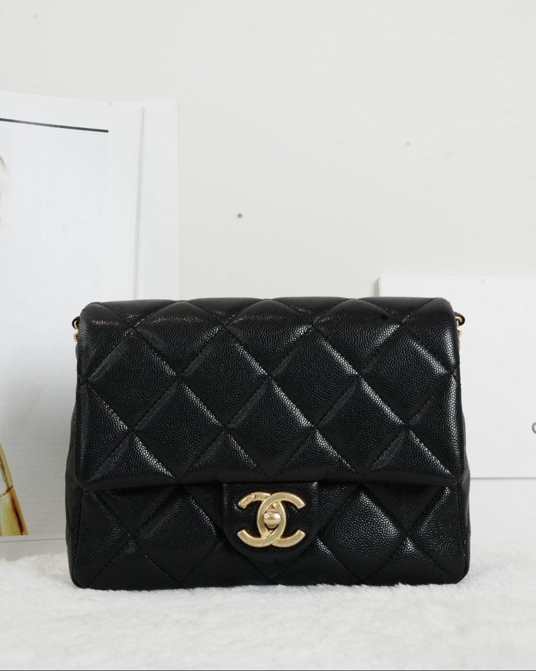 Chanel Mini Sweetheart Crush Flap Bag - Black - View 1