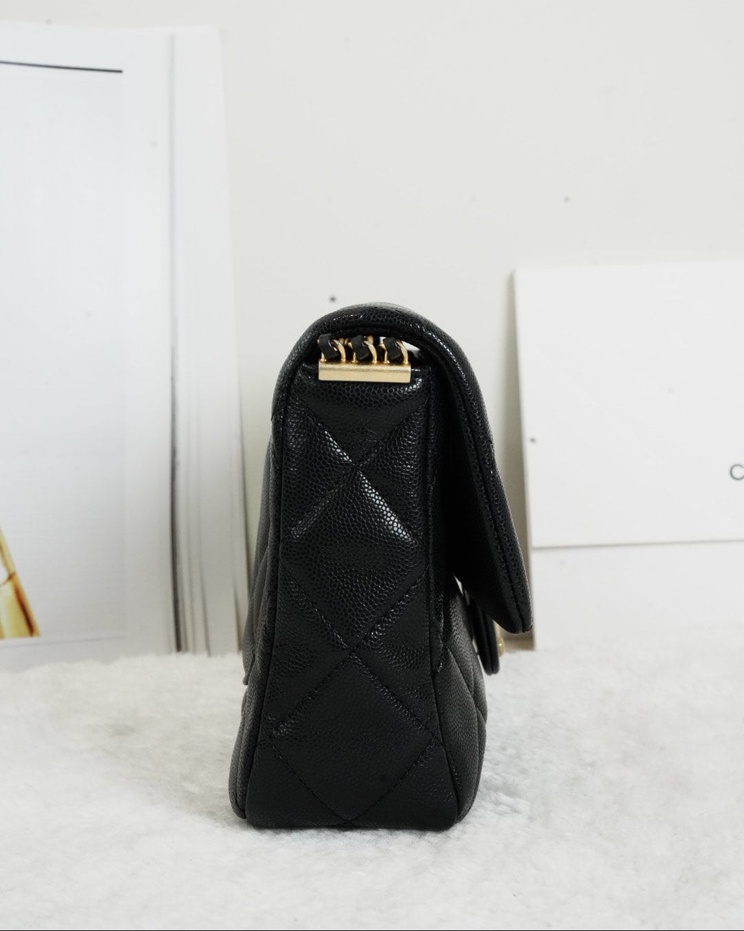Chanel Mini Sweetheart Crush Flap Bag - Black - View 3